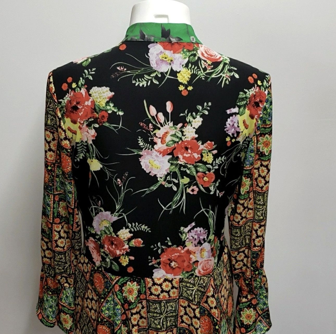 Buffalo David Bitton BUFFALO David Bitton Flutter Long Sleeve Neck Tie Dress Size M / US 6-8 / IT 42-44 - 5 Thumbnail