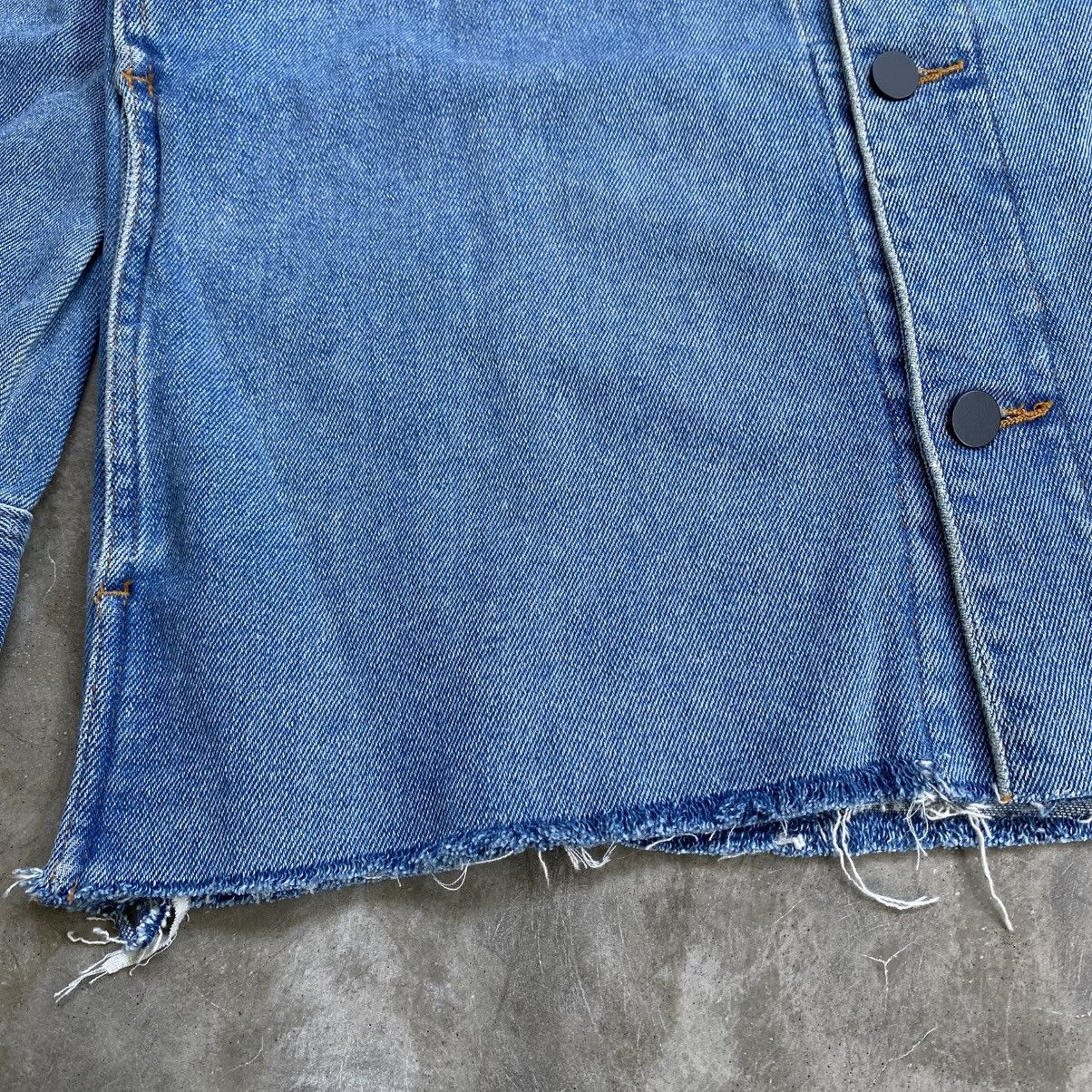 Alexander Wang 2000s Alexander Wang Riped Denim Jacket Size US L / EU 52-54 / 3 - 6 Thumbnail