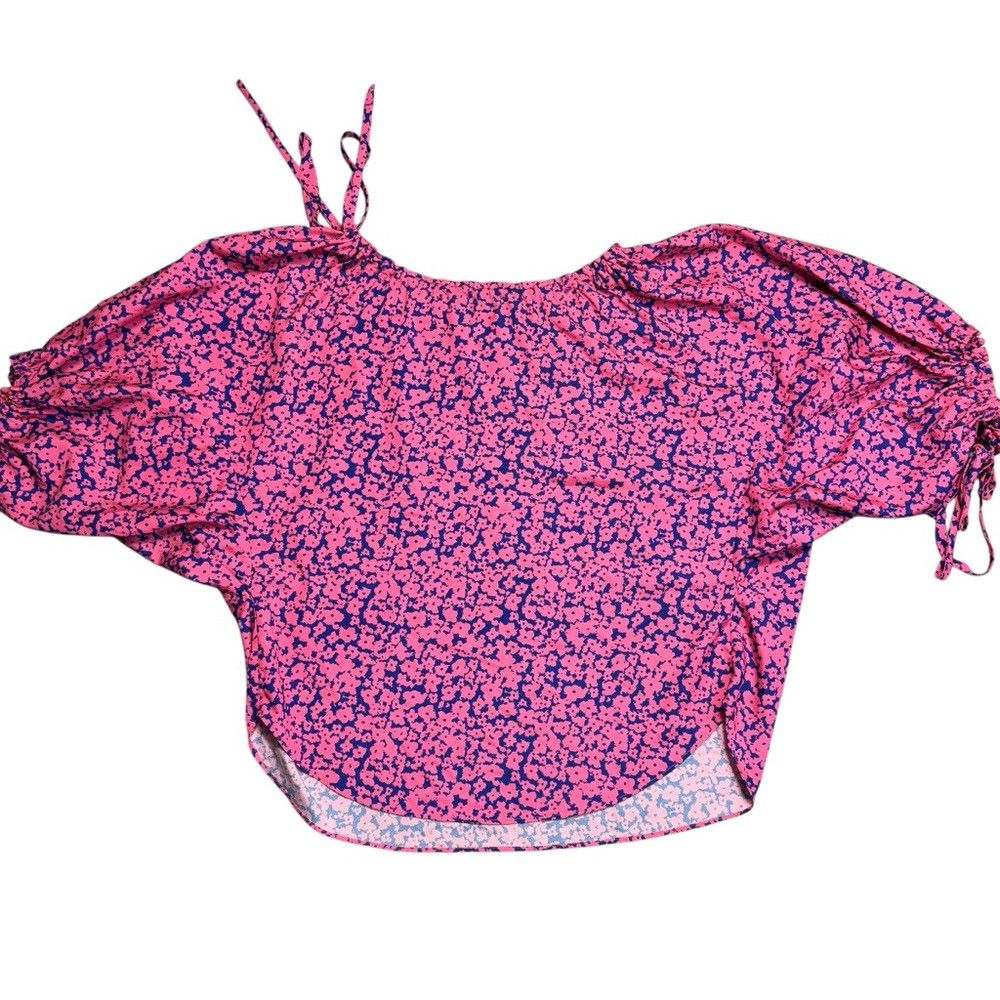 Derek Lam 10 Crosby Derek Lam Pink Drawstring Balloon Blouse Size IT 46 US L Size L / US 10 / IT 46 - 5 Thumbnail