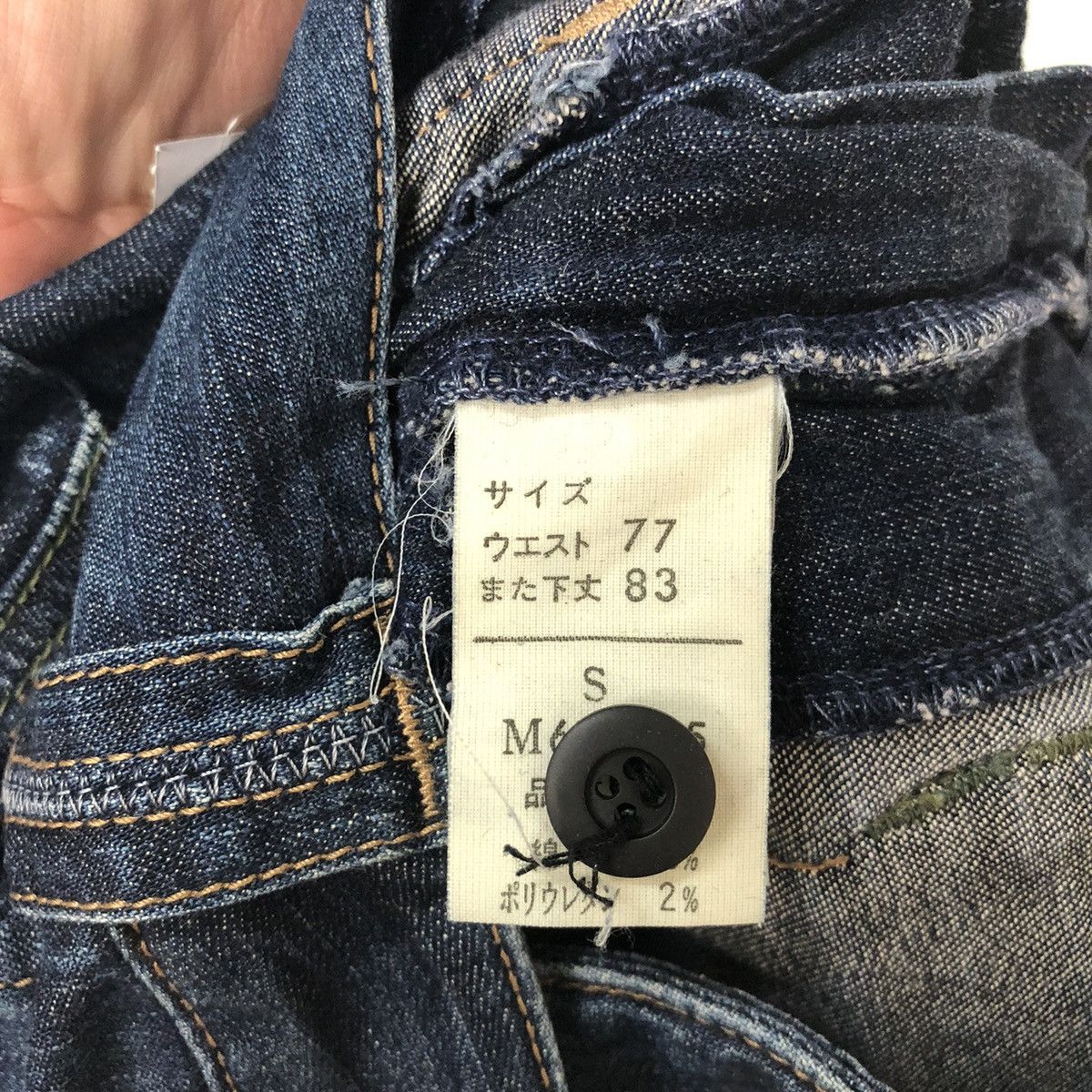 Marithe + Francois Girbaud Marithe Francois Girbaund Blue Custom Denim Pants #A572 Size US 30 / EU 46 - 23 Thumbnail