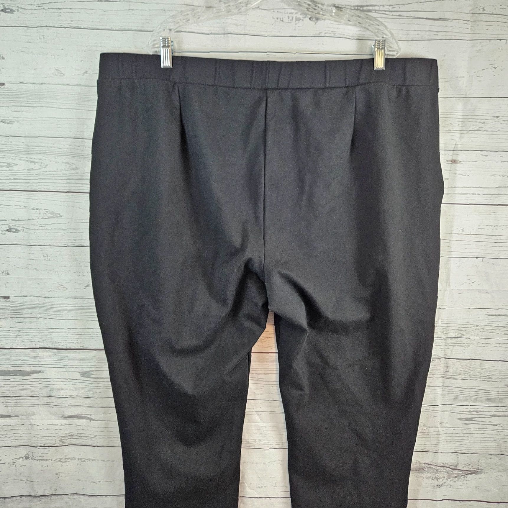 Vintage Universal Standard Womens Moro Pocket Signature Ponte Pants Sz XL 26-28 Black Size 26" / US 2 / IT 38 - 5 Thumbnail