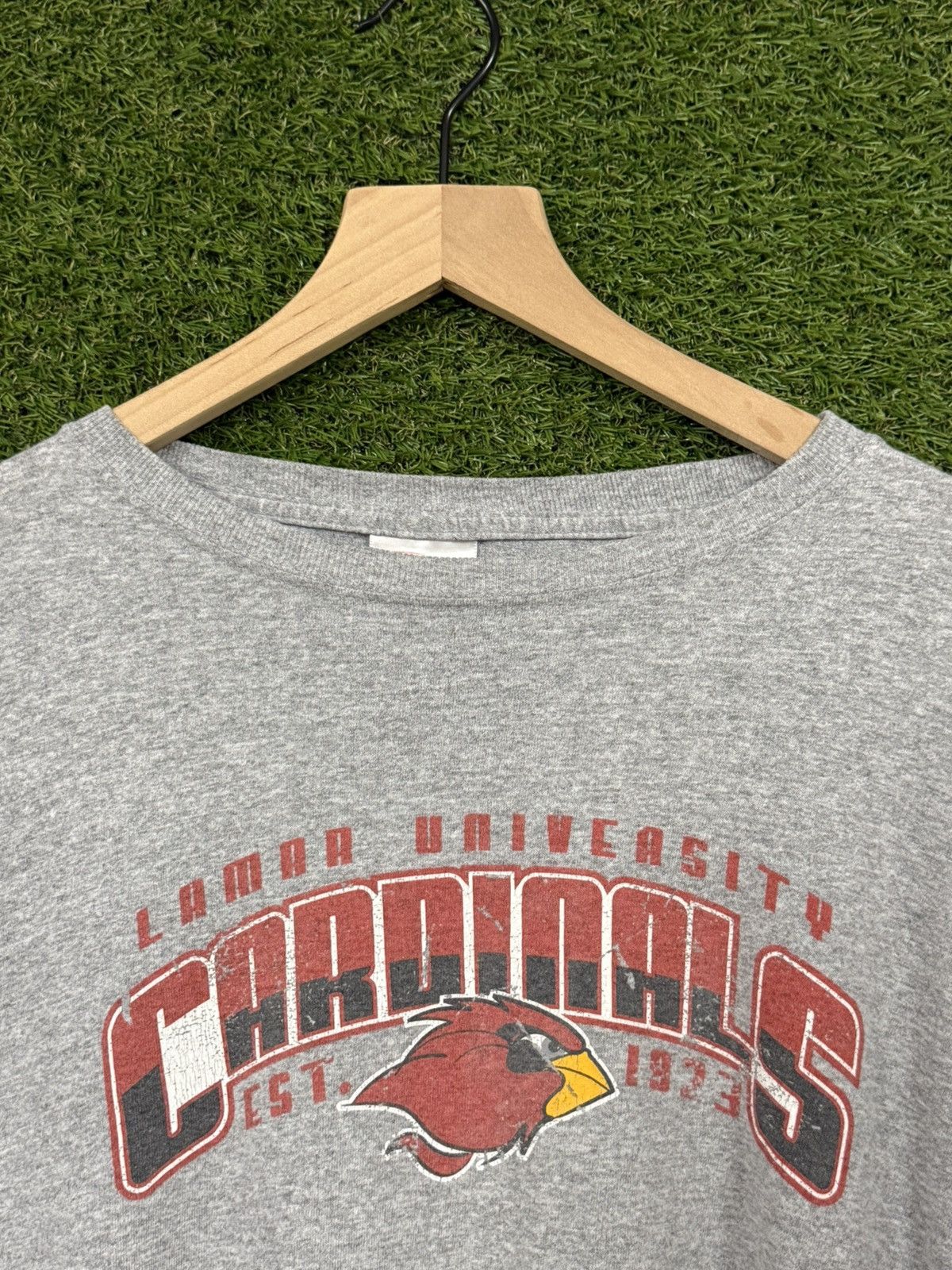 Vintage Vintage Lamar Cardinals Logo Long Sleeve Grey XL Size US XL / EU 56 / 4 - 3 Thumbnail