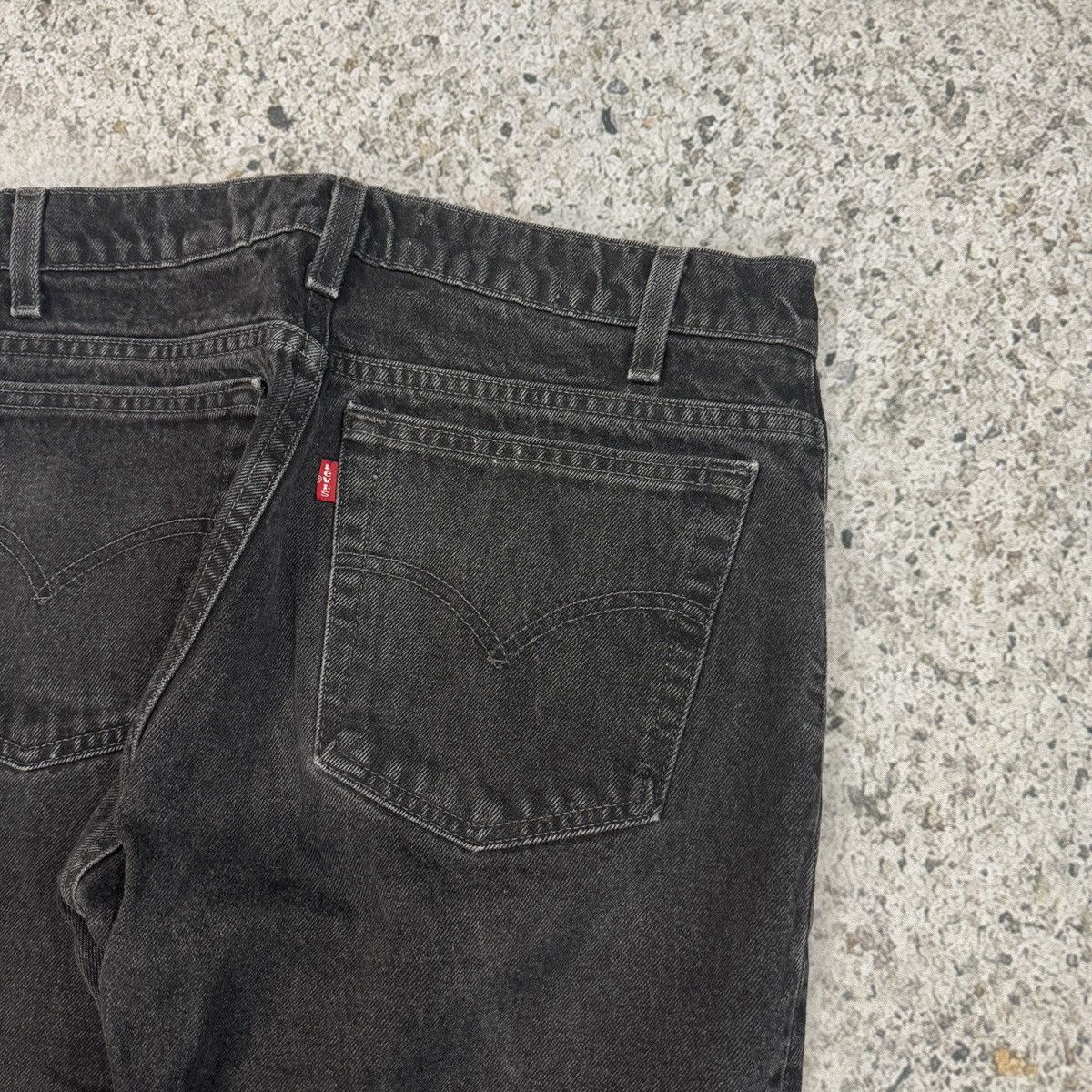 Levi's Vintage 90s Levi’s 505 Faded Black Jeans ERD Grunge Chrome Size US 32 / EU 48 - 6 Thumbnail