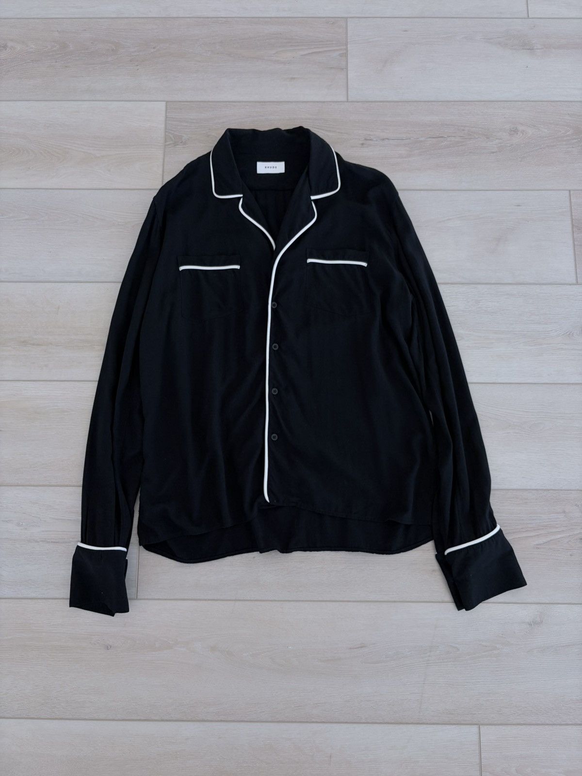 Rhude lucky tonight pajama shirt Size US S / EU 44-46 / 1 - 1 Thumbnail