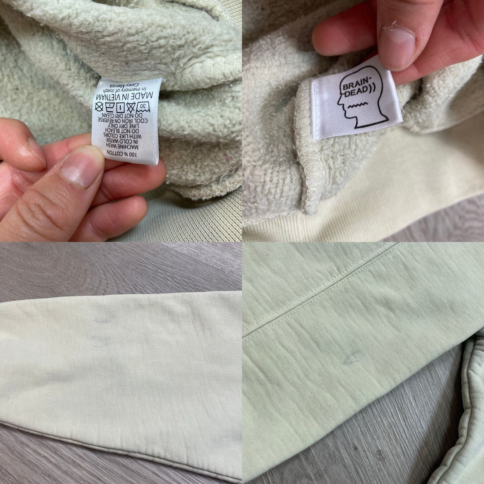 Brain Dead Brain Dead NTS 2021 Capsule Audio Department Hoodie Men's M Beige Size US M / EU 48-50 / 2 - 8 Thumbnail