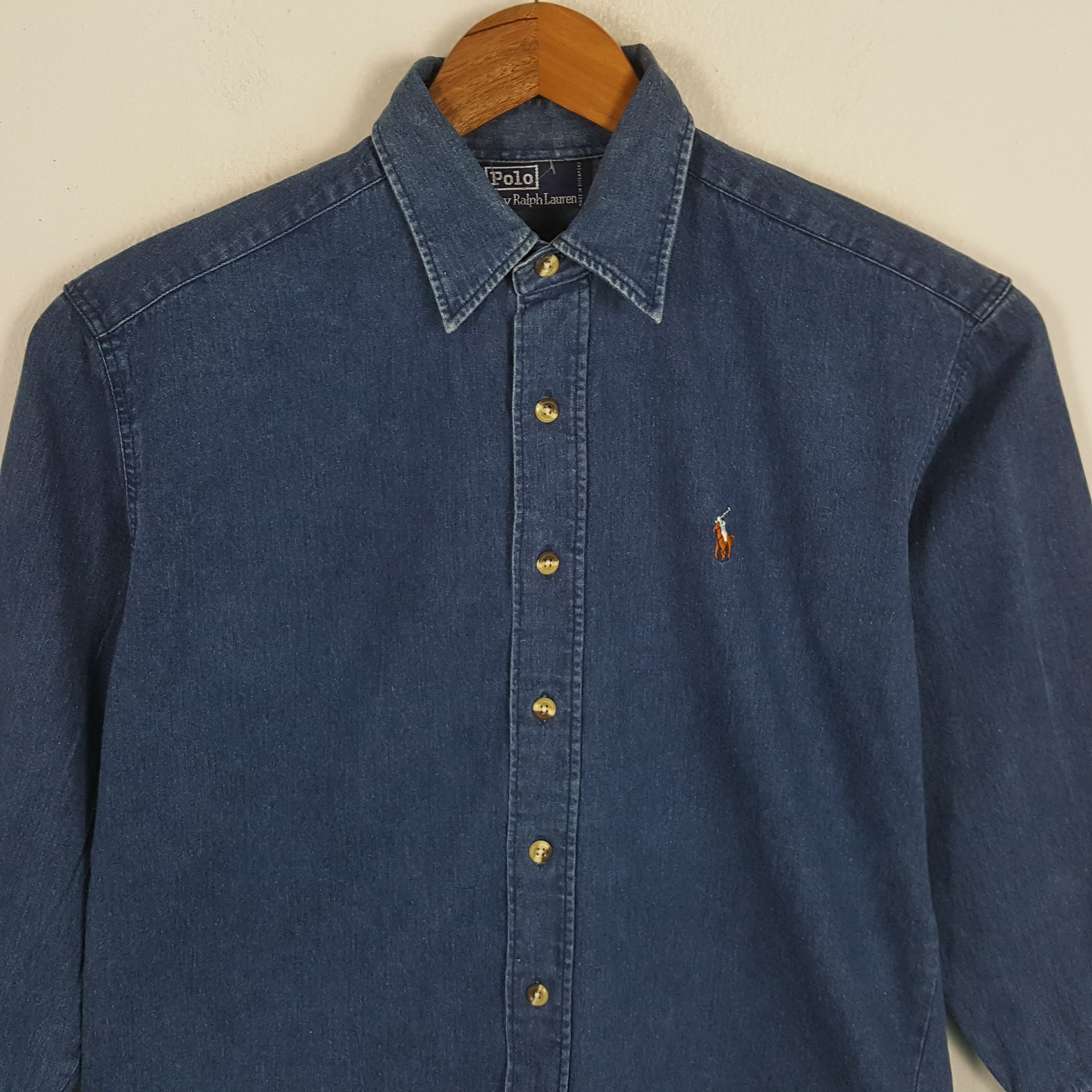 Polo Ralph Lauren × Vintage Vintage POLO by RALPH LAUREN Fashion Brand Shirt Size US M / EU 48-50 / 2 - 2 Thumbnail