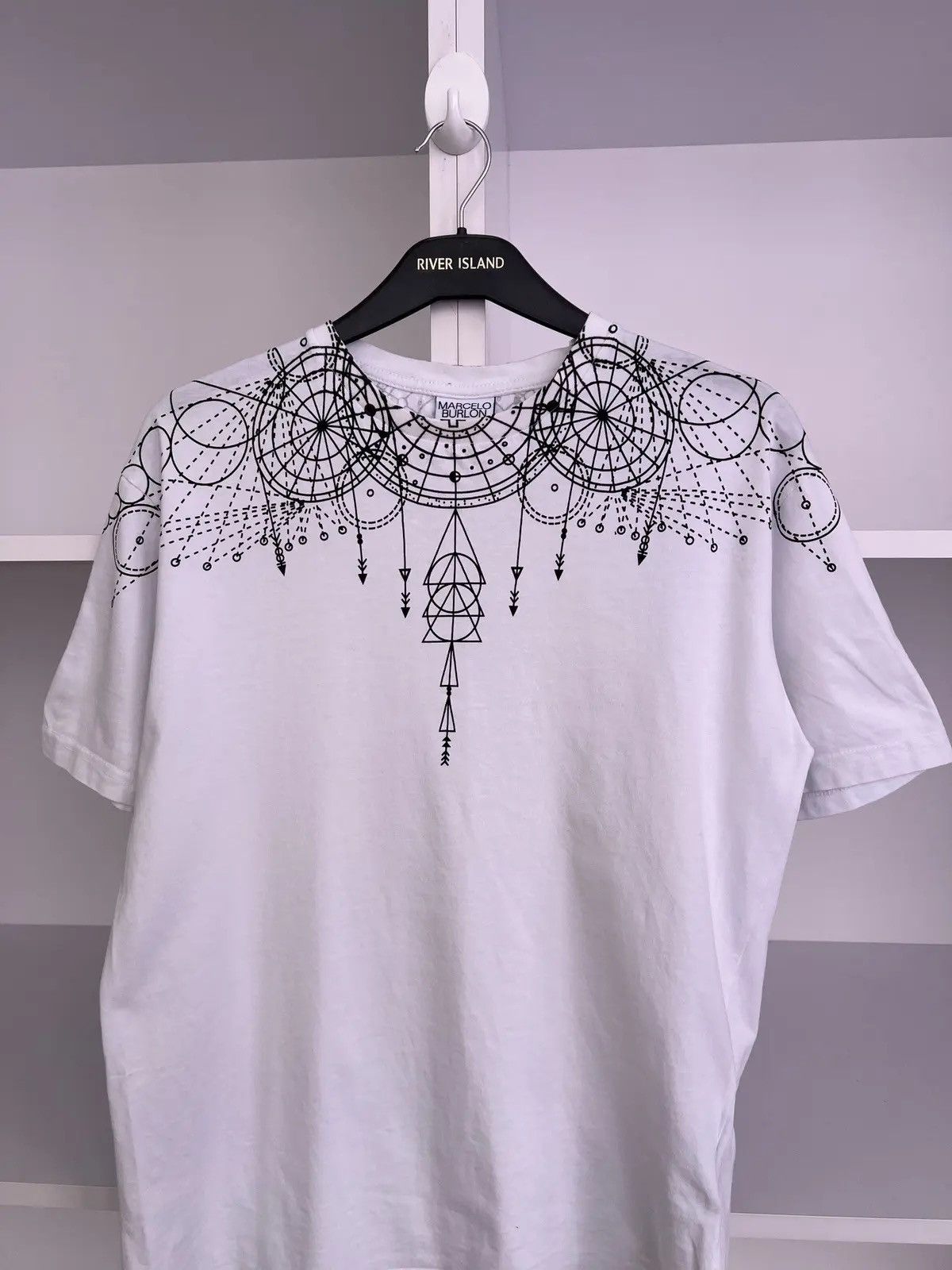 Marcelo Burlon × Vintage Vintage Marcelo Burlon County of Milan Astral Wings T-shirt Size US M / EU 48-50 / 2 - 10 Thumbnail