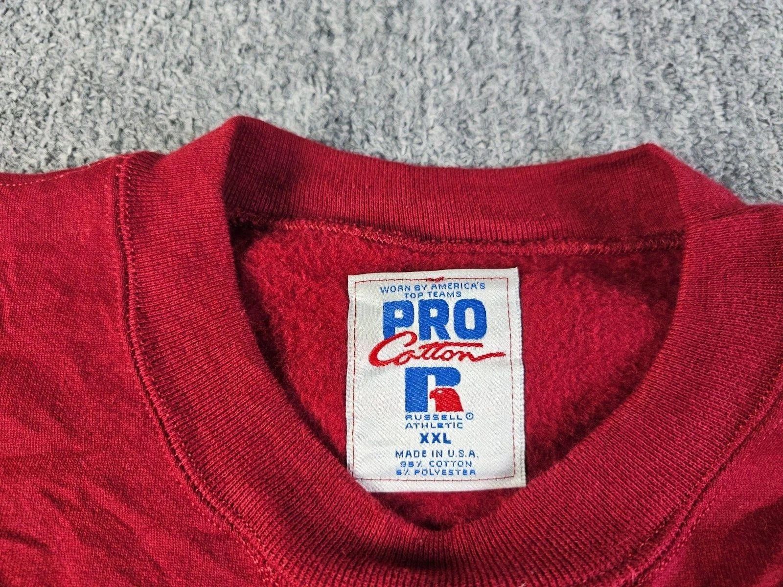 Russell Athletic Russell Pro Cotton Oklahoma Sooners Crewneck Sweatshirt 2XL Size US XXL / EU 58 / 5 - 5 Thumbnail