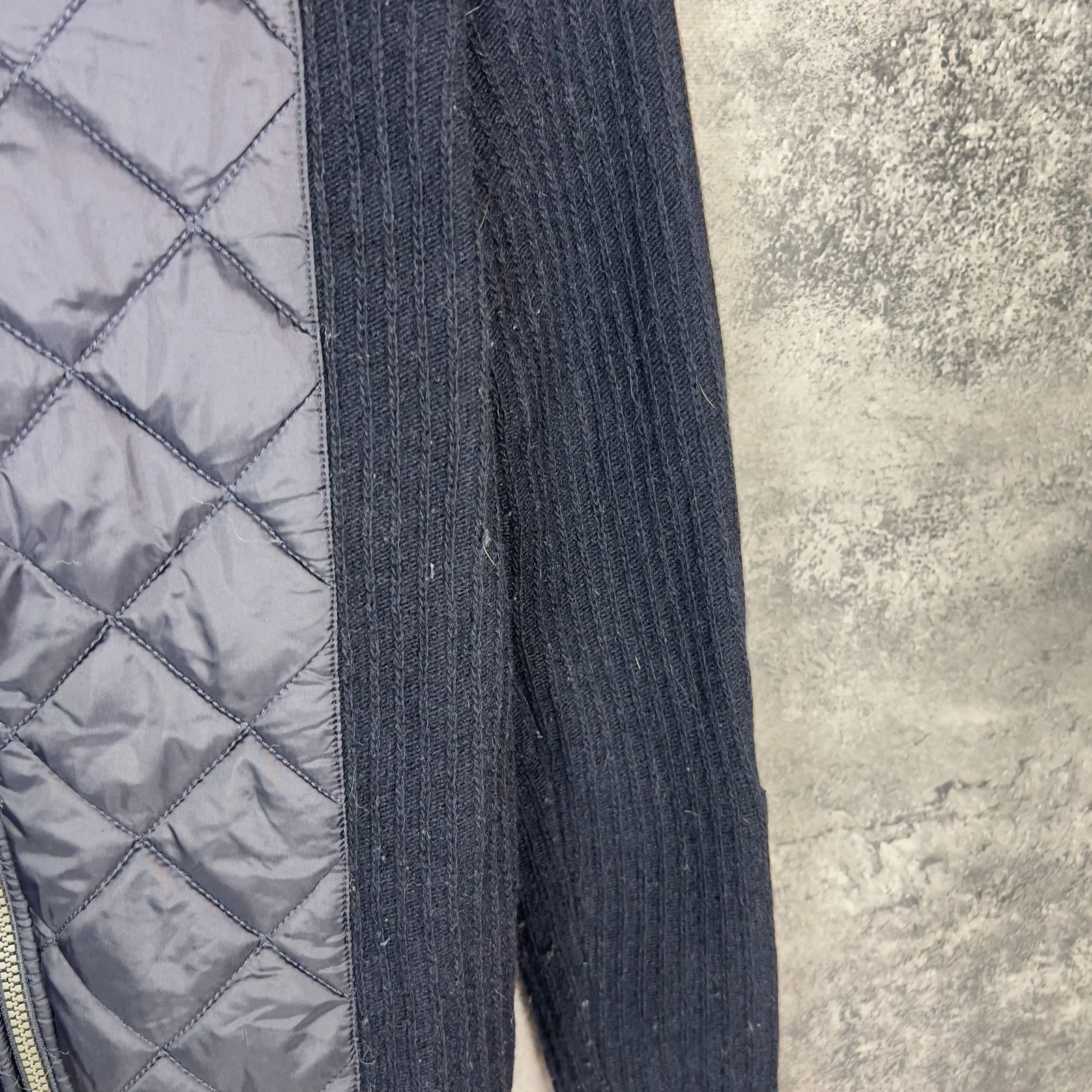 Barbour Barbour Jacket Knit Women's Size 10 Blue Wool Long Sleeve ` Size L / US 10 / IT 46 - 5 Thumbnail