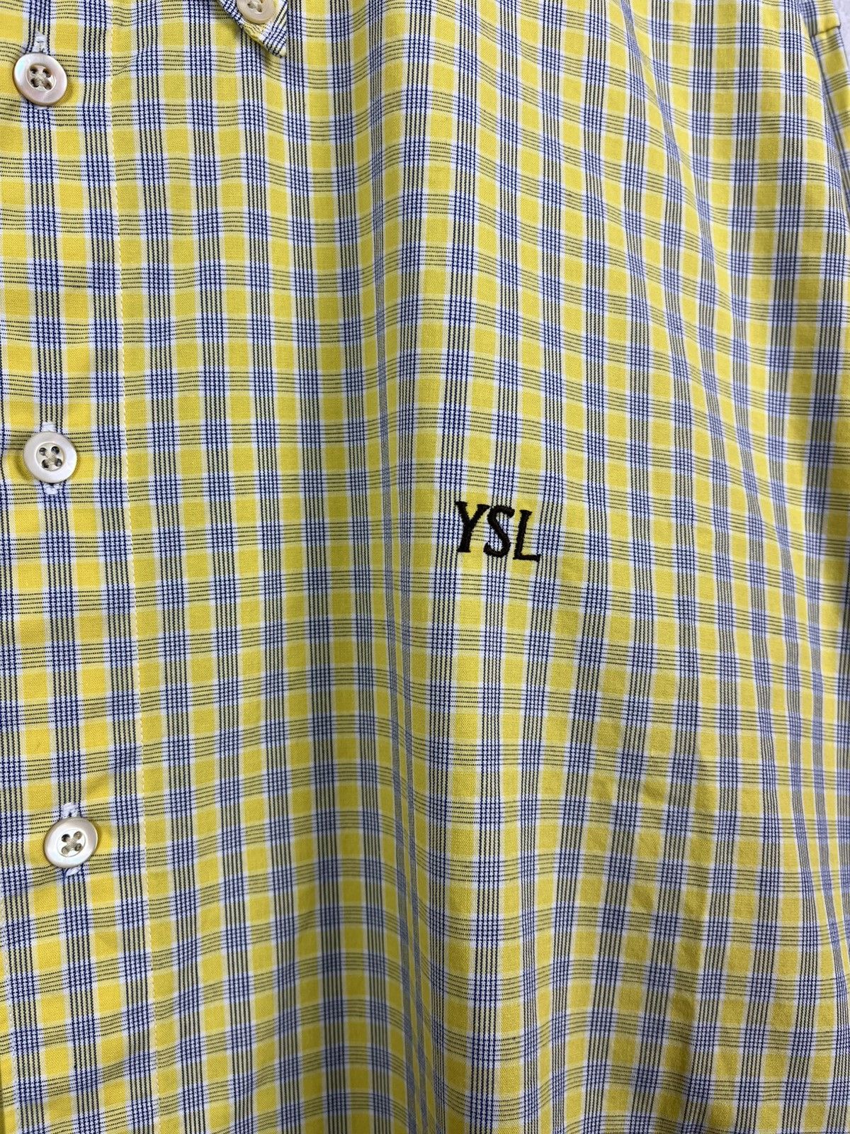 Yves Saint Laurent Vintage 90s Yves Saint Laurent YSL Shirt Rare Retro Y2K Hype Size US XL / EU 56 / 4 - 4 Thumbnail