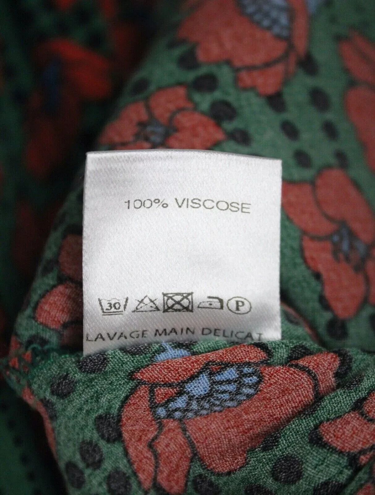 Other la petite francaise Viscose Blouse Floral Poppy Top Womens Size M / US 6-8 / IT 42-44 - 9 Thumbnail