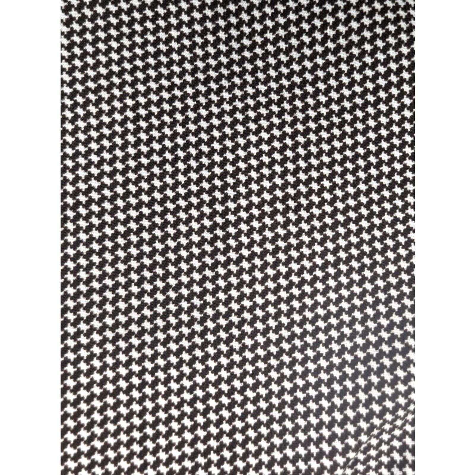 Vintage NWT Maggie Barnes Shirt Womens 2X 22/24 Black Houndstooth Pockets Short Sleeve Size XXL / US 16-18 / IT 52-54 - 3 Thumbnail