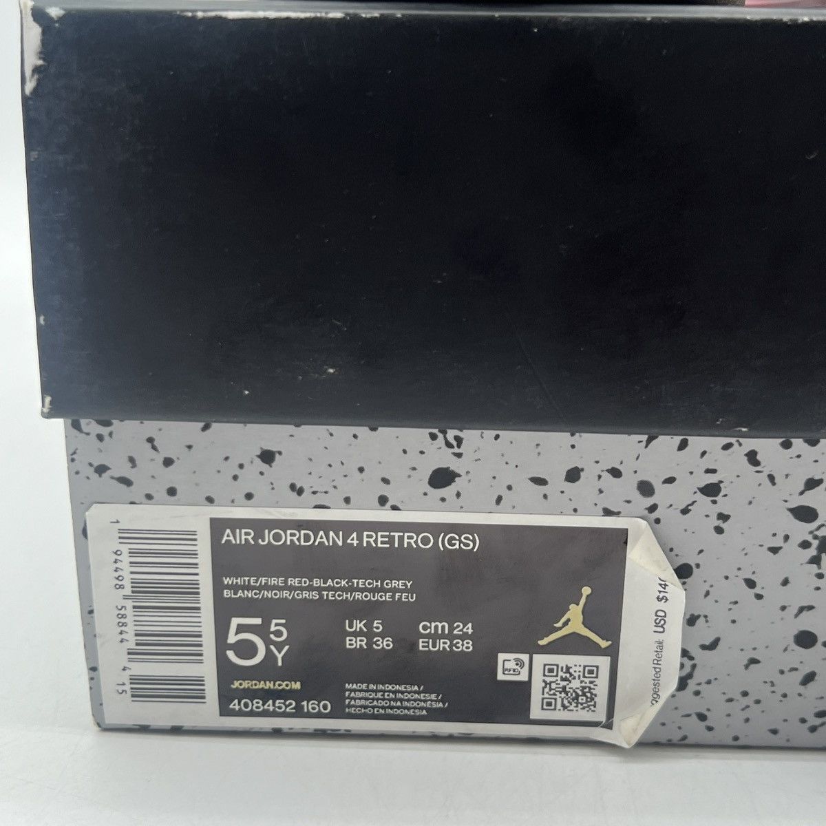 Jordan Brand Air Jordan 4 Fire Red Size US 5.5 / EU 38 - 6 Thumbnail