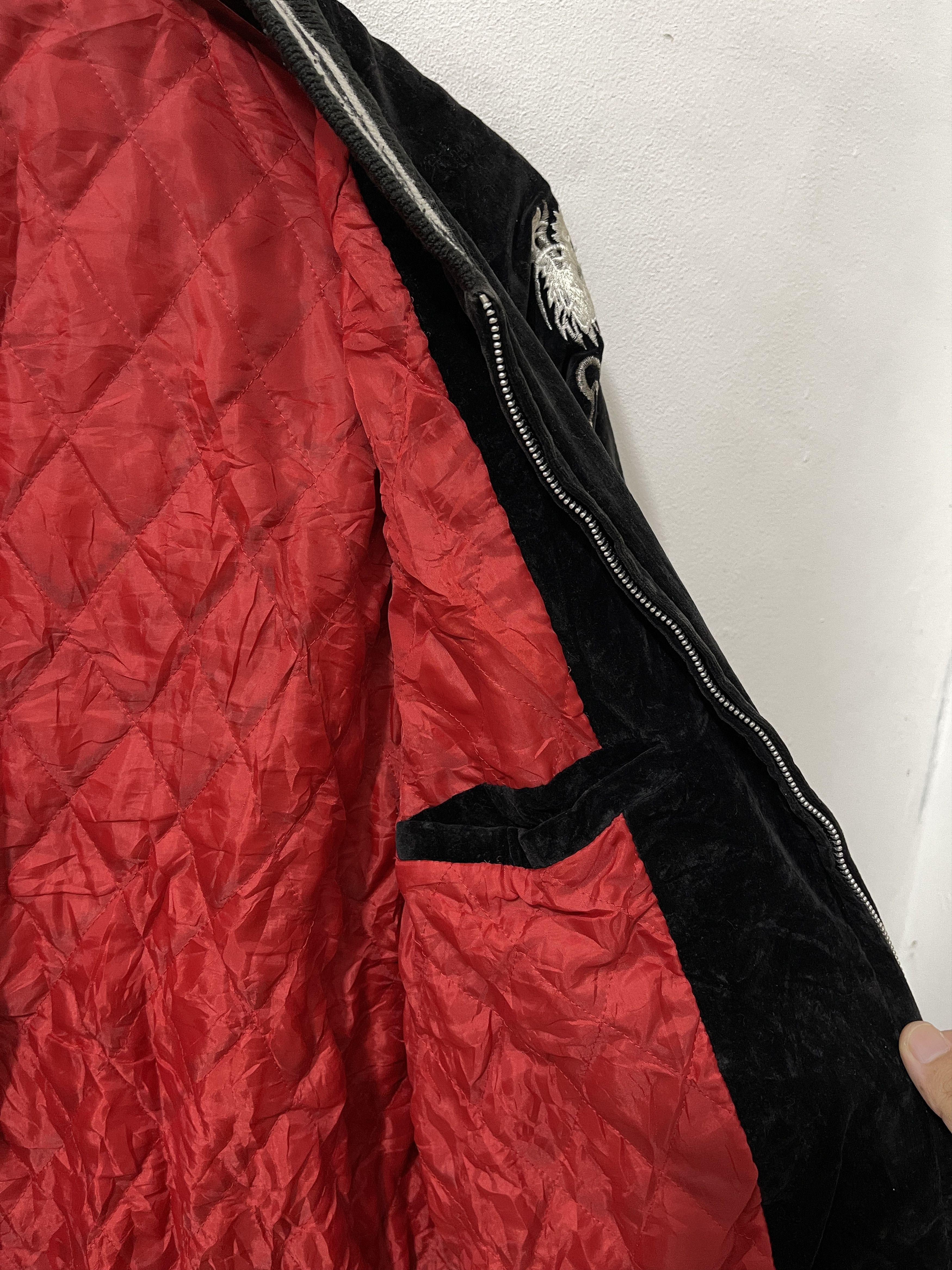 Japanese Brand Vintage Sukajan Varsity Yokosuka Japan Eagle & Dragon Jacket Size US L / EU 52-54 / 3 - 4 Thumbnail