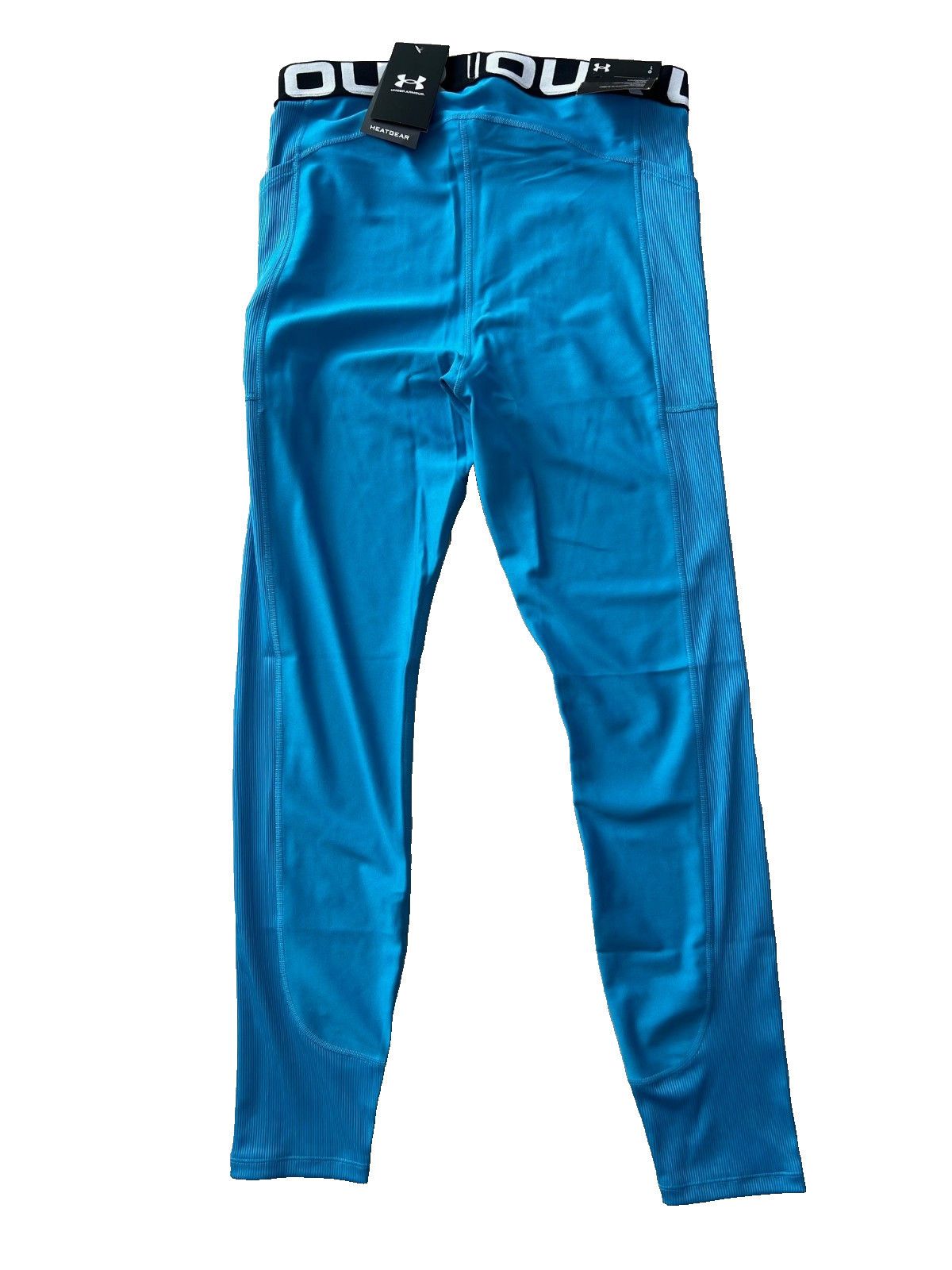 Under Armour Under Armour 1388693 Heat Gear Rib Leggings Blue ( L ) Size 36" / US 14 / IT 50 - 5 Thumbnail