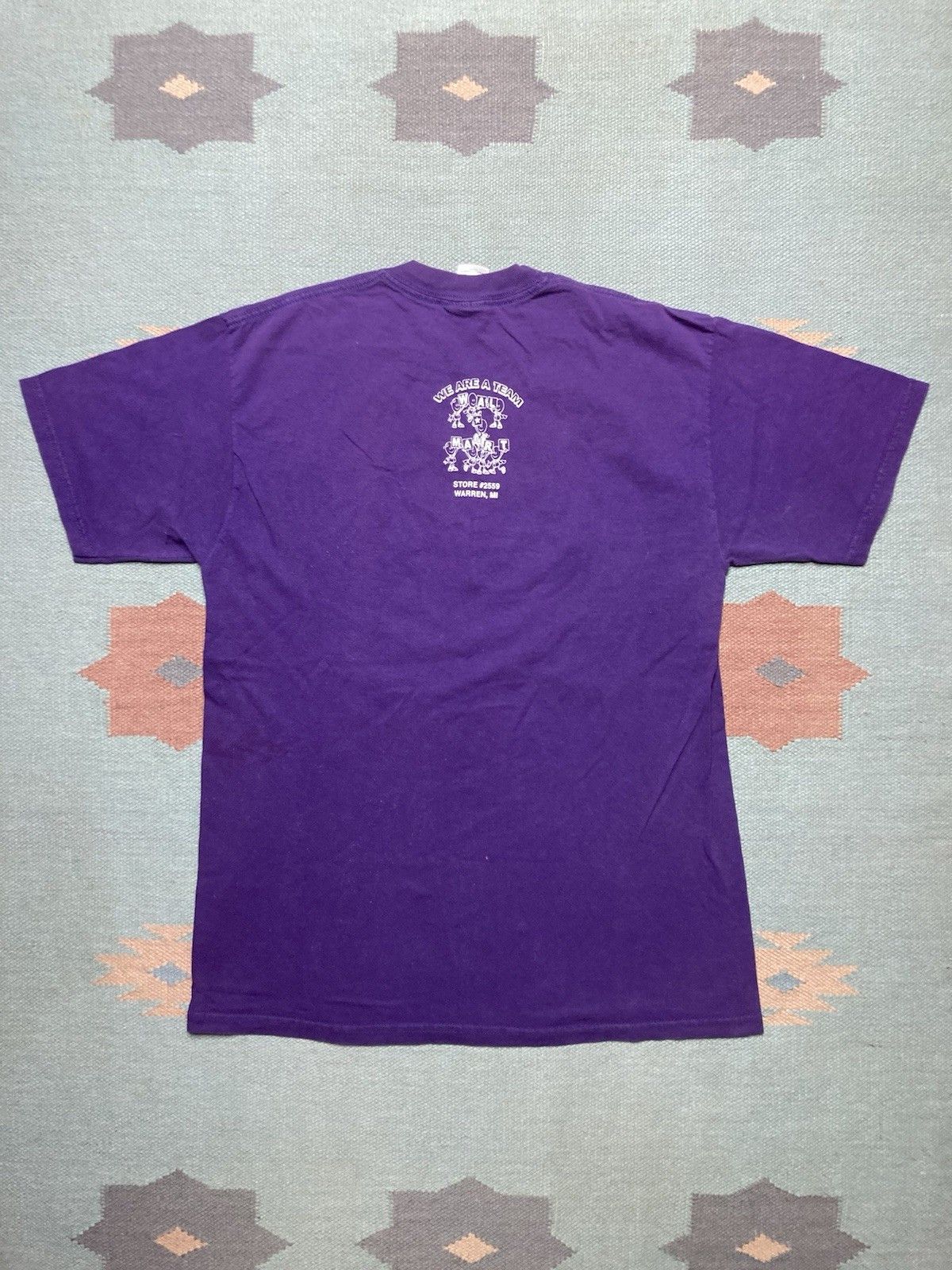 Jerzees × Vintage Vtg t shirt Walmart we team smiley face Warren Michigan L Size US L / EU 52-54 / 3 - 8 Thumbnail