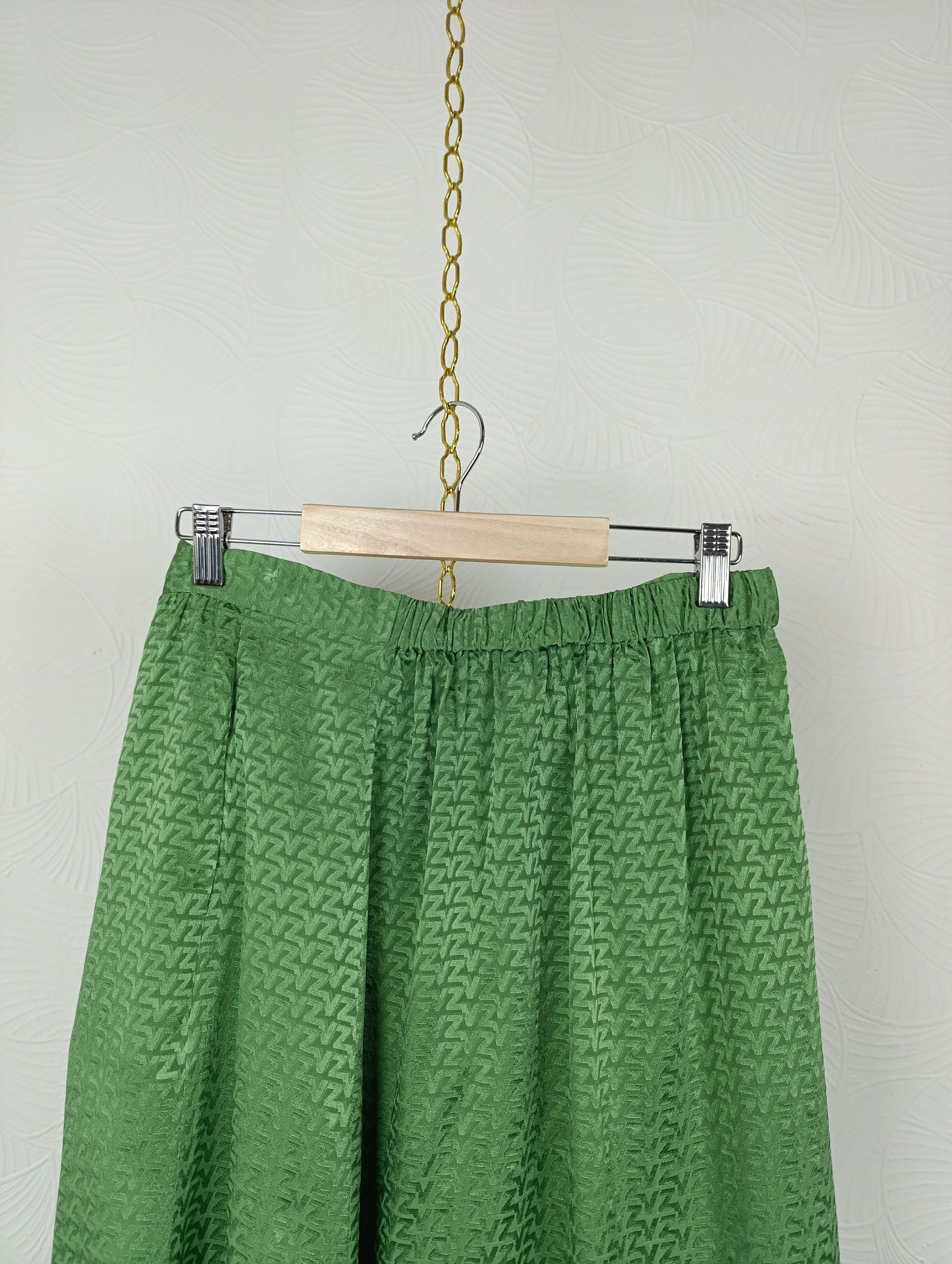 Zadig & Voltaire ZADIG & VOLTAIRE JOSLIN ZV PRINTED SILK MIDI SKIRT Size 26" / US 2 / IT 38 - 3 Thumbnail