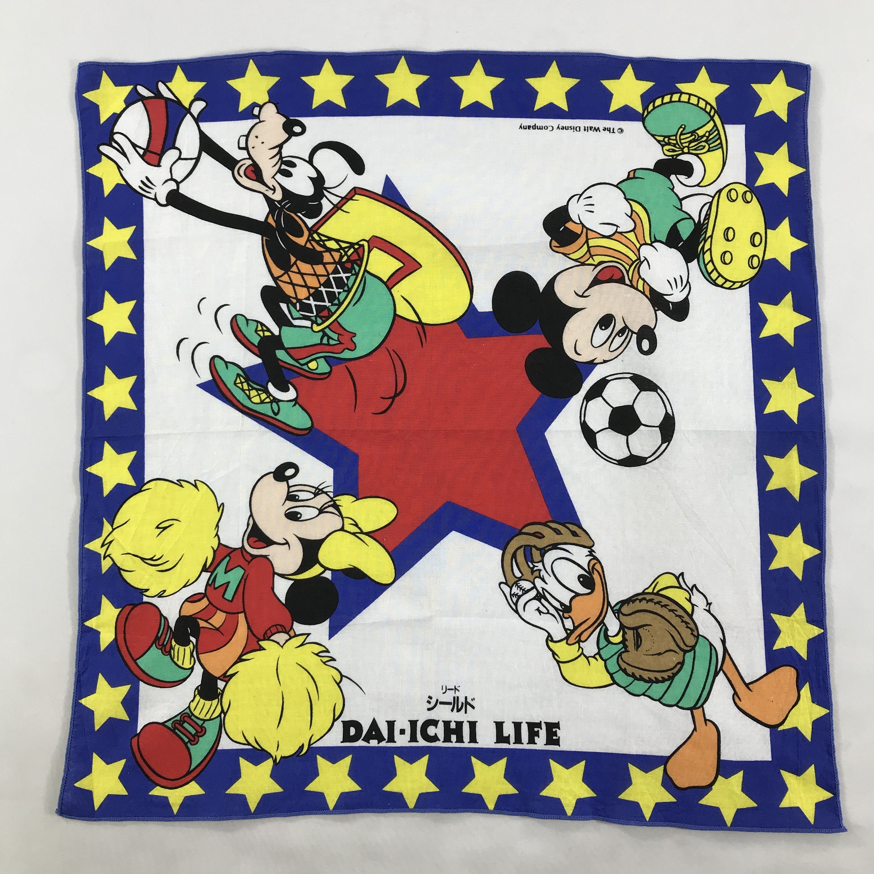 Disney × Vintage Disney Bandana / Handkerchief / Neckerchief - S1848 Size ONE SIZE - 1 Thumbnail
