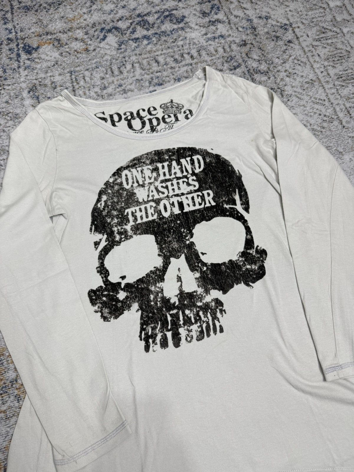 Japanese Brand Space opera skull art ifsix long sleeve Size M / US 6-8 / IT 42-44 - 2 Thumbnail