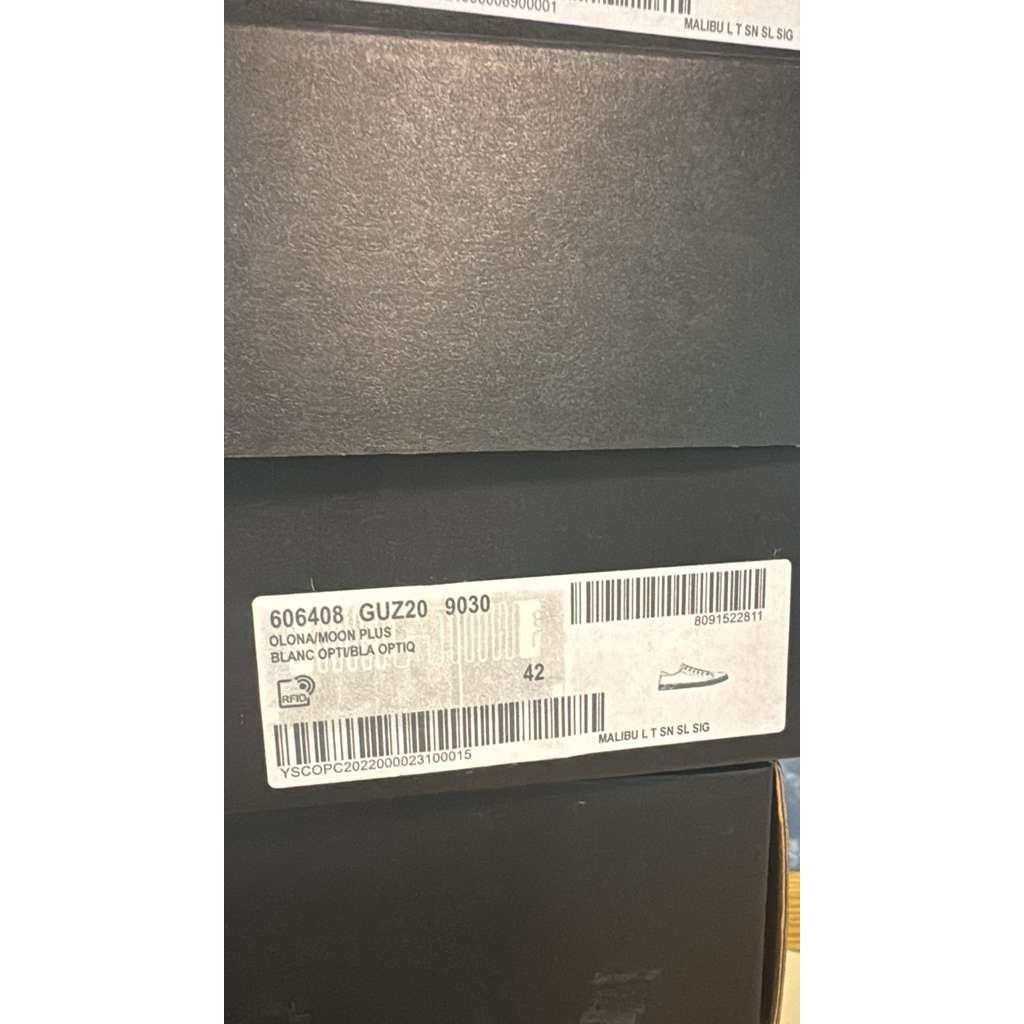 Saint Laurent Paris o1rshd1 Q:2 / Malibu L T Sneakers SL SIG in Blanc Size US 9 / EU 42 - 22 Thumbnail