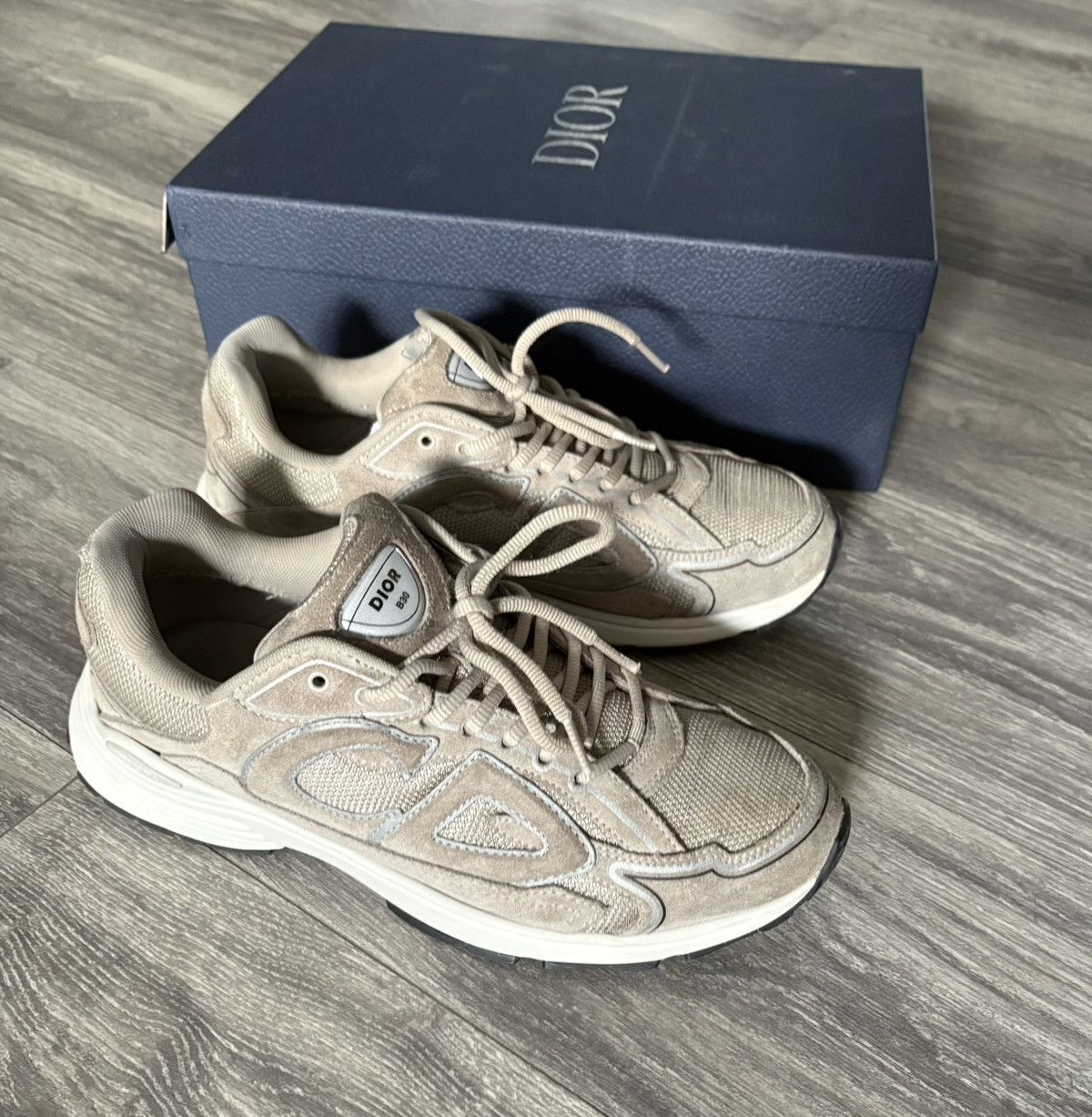 Dior Dior b30 grey sneakers Size US 11 / EU 44 - 1 Thumbnail