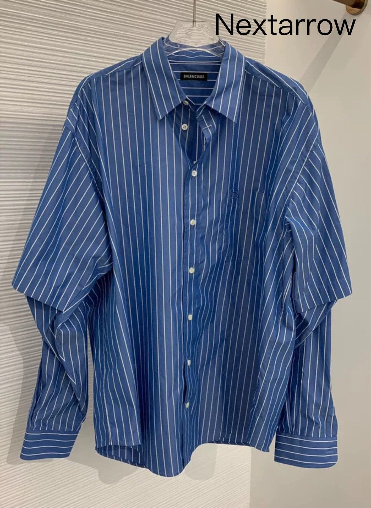 Balenciaga Balenciaga oversized long sleeved shirt 2412-Nextarrow Size US S / EU 44-46 / 1 - 1 Thumbnail