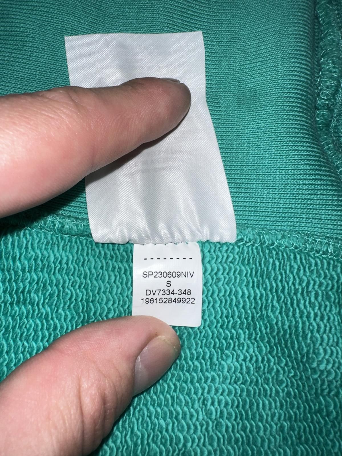 Designer Jordan Men’s x Union MJ Fleece Kinetic Green/White Hoodie Size US S / EU 44-46 / 1 - 10 Thumbnail