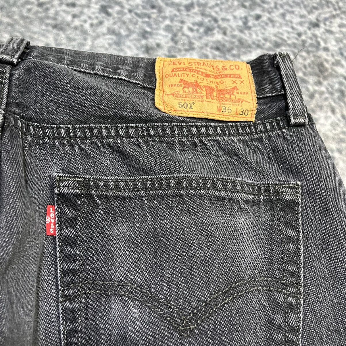 Levi's Vintage 2000s Levi's 501 Button Fly Grunge Skater Jeans Size US 34 / EU 50 - 4 Thumbnail