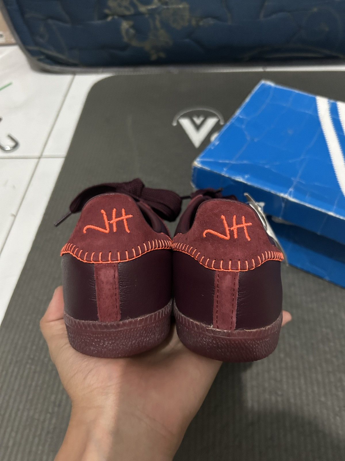 Adidas adidas samba jonah hill maroon Size US 8 / EU 41 - 5 Thumbnail