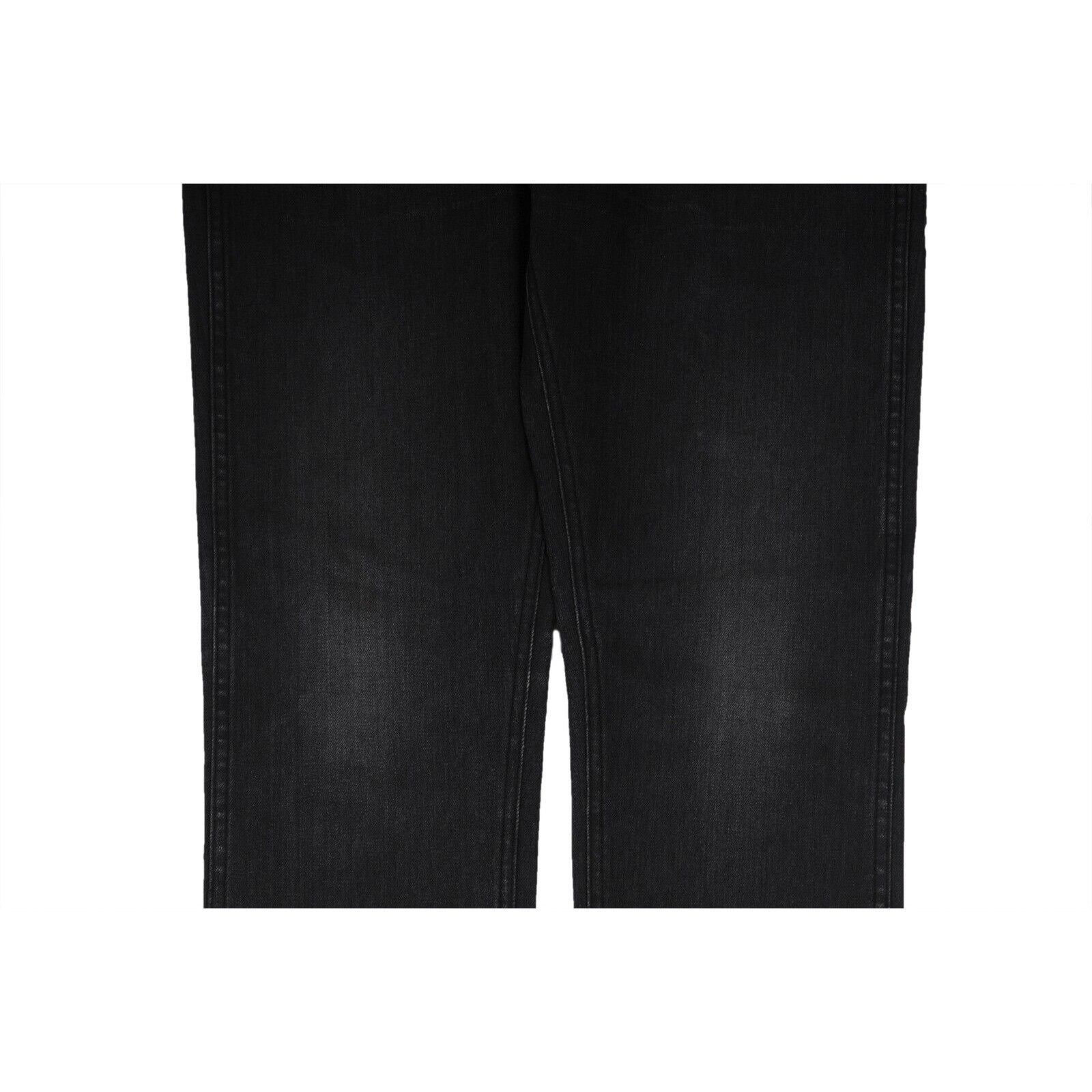 Celine SK 003 Vintage Black Grey Jeans - 02316 Size US 30 / EU 46 - 5 Thumbnail