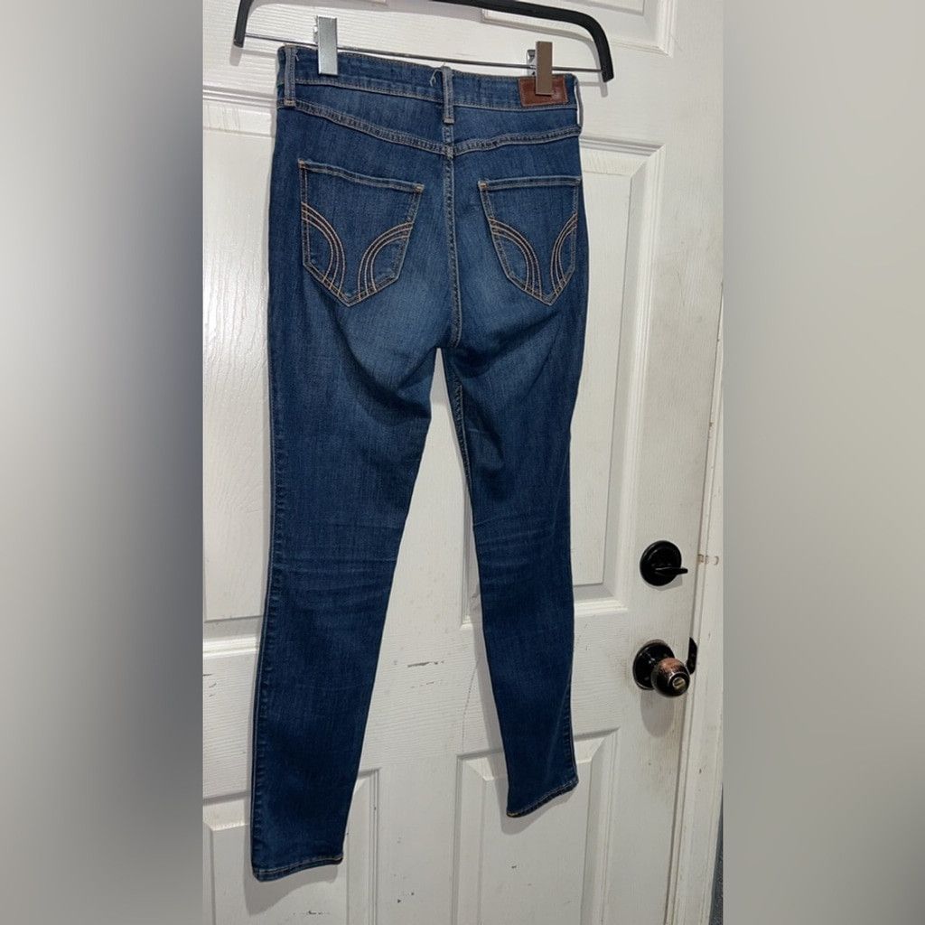 Hollister Hollister blue denim jeans w distressing #denim #distressed Size 25" / US 0 / IT 36 - 3 Thumbnail