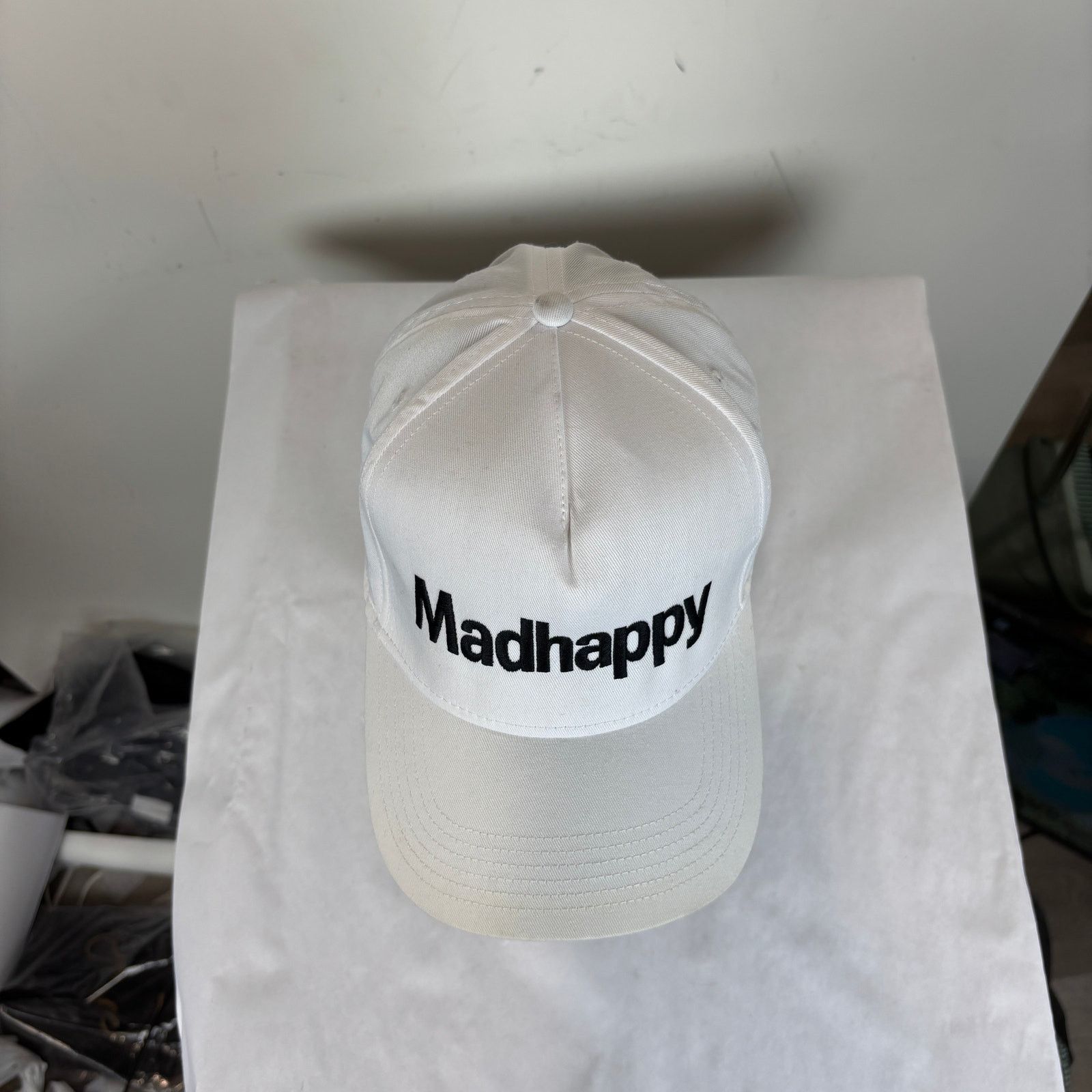 Madhappy Madhappy Classics Trucker Hat White Adjustable Baseball Cap Size ONE SIZE - 6 Thumbnail