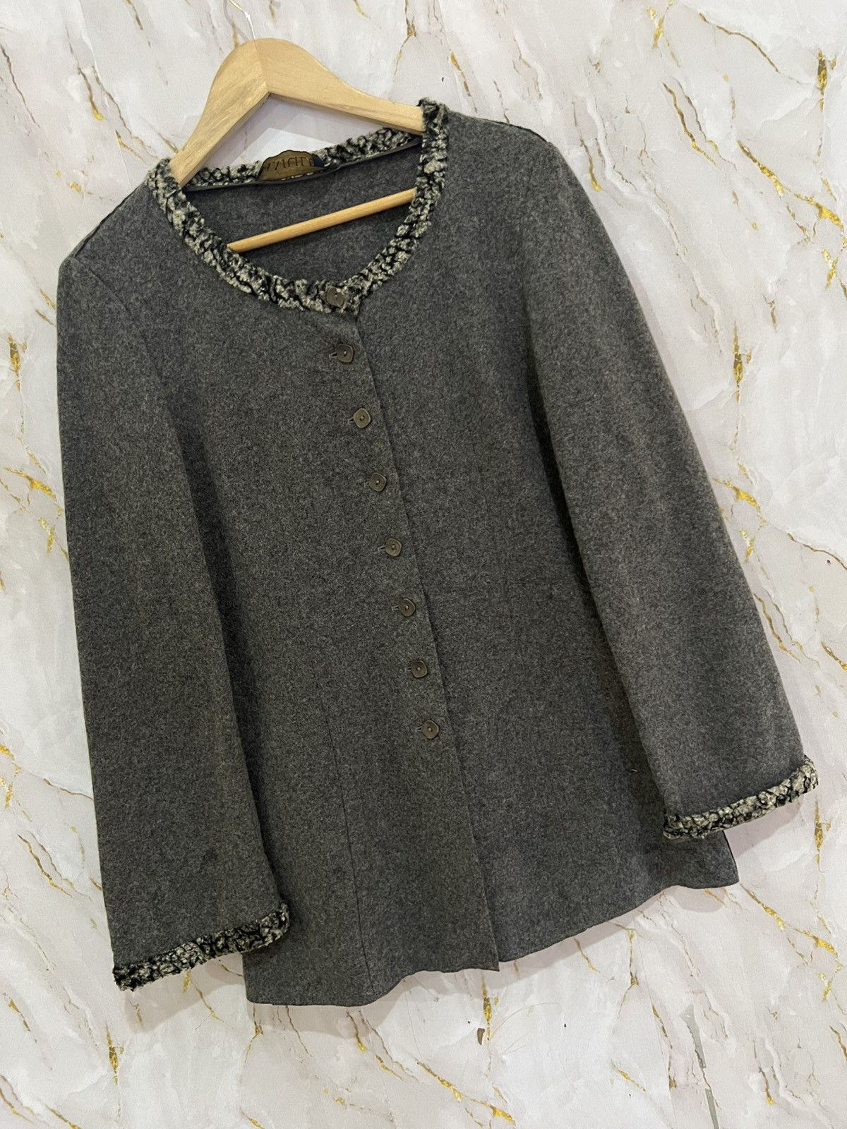 Designer Vintage Mariella Burani Jacket Made in Italy Size M / US 6-8 / IT 42-44 - 4 Thumbnail