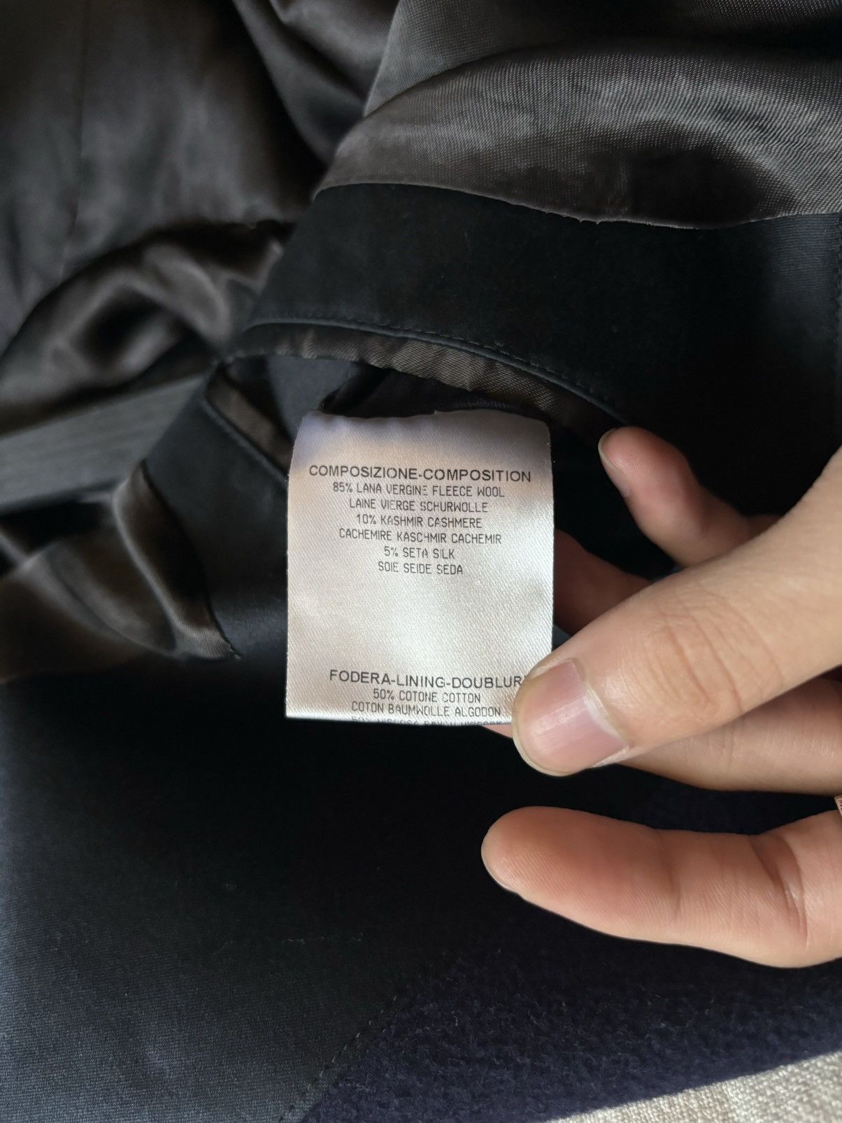 Alexander McQueen Alexander McQueen | AW2012 Cashmere-Blend Suit Jacket Size 46R - 6 Thumbnail