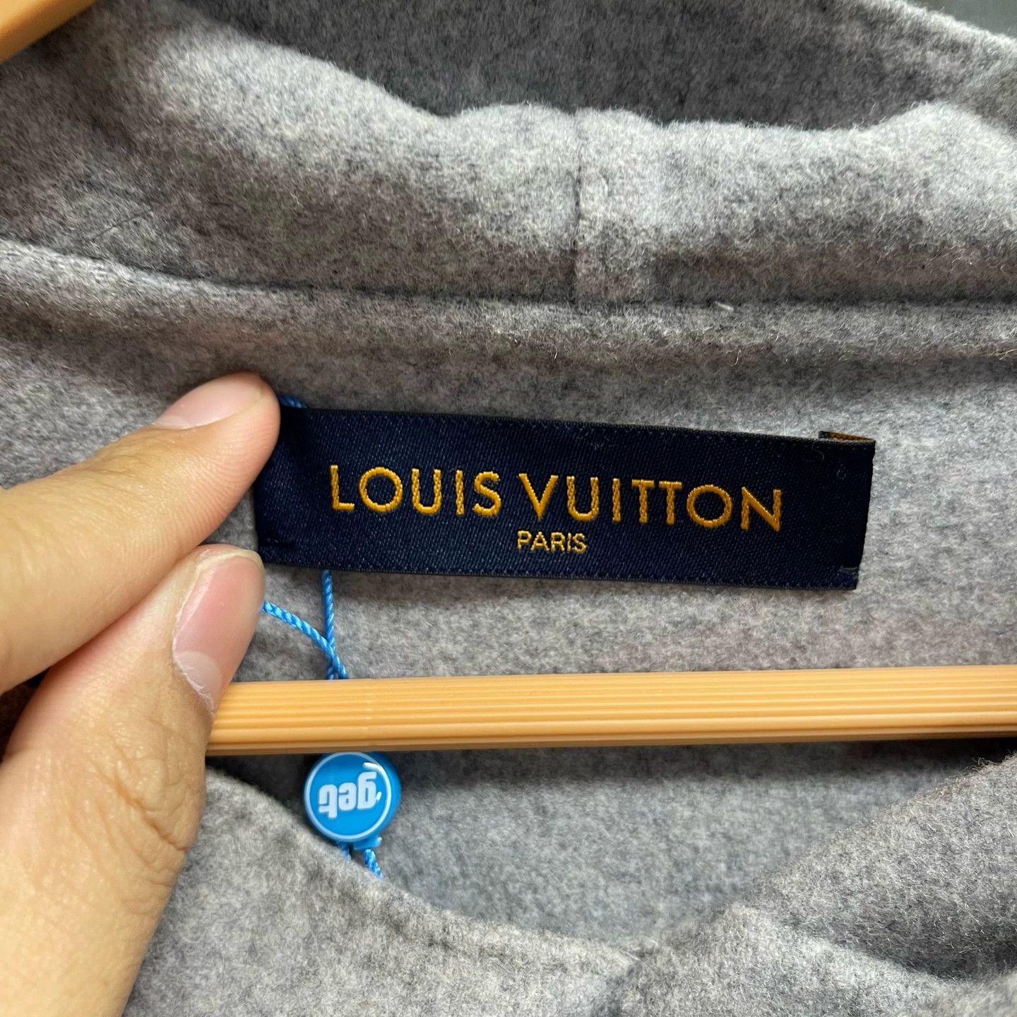 Louis Vuitton LV Gray Instruction Hoodie XS 99 New #10638 Size US XS / EU 42 / 0 - 3 Thumbnail