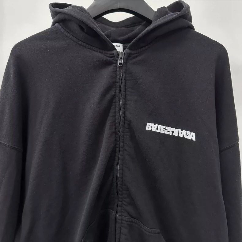 Balenciaga Balenciaga Embroidered Logo Hoodie-2506 Size US M / EU 48-50 / 2 - 3 Thumbnail