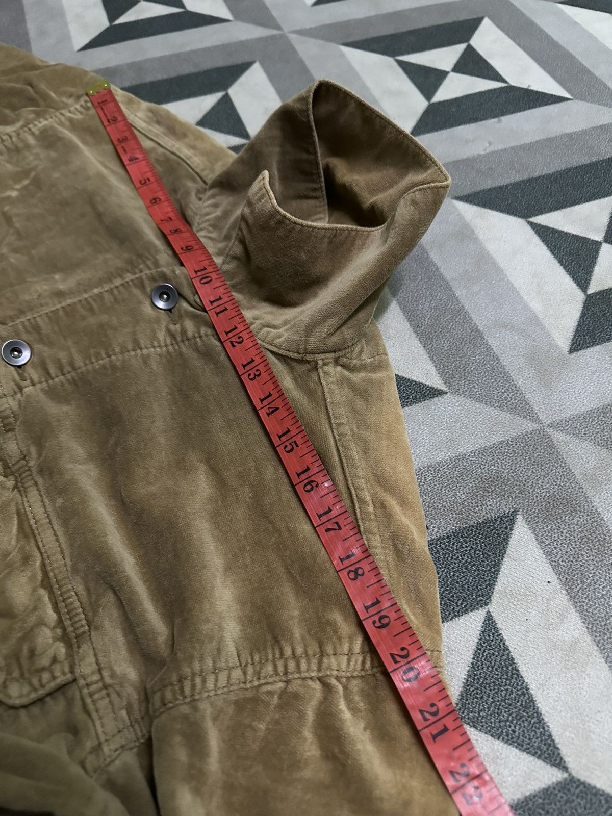Uniqlo Vintage Uniqlo brown corduroy trucker denim jacket Size US M / EU 48-50 / 2 - 9 Thumbnail