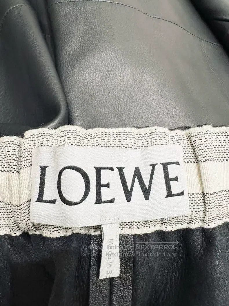 Loewe Loewe size XS Black Leather Drawstring Shorts Size 25" / US 0 / IT 36 - 4 Thumbnail