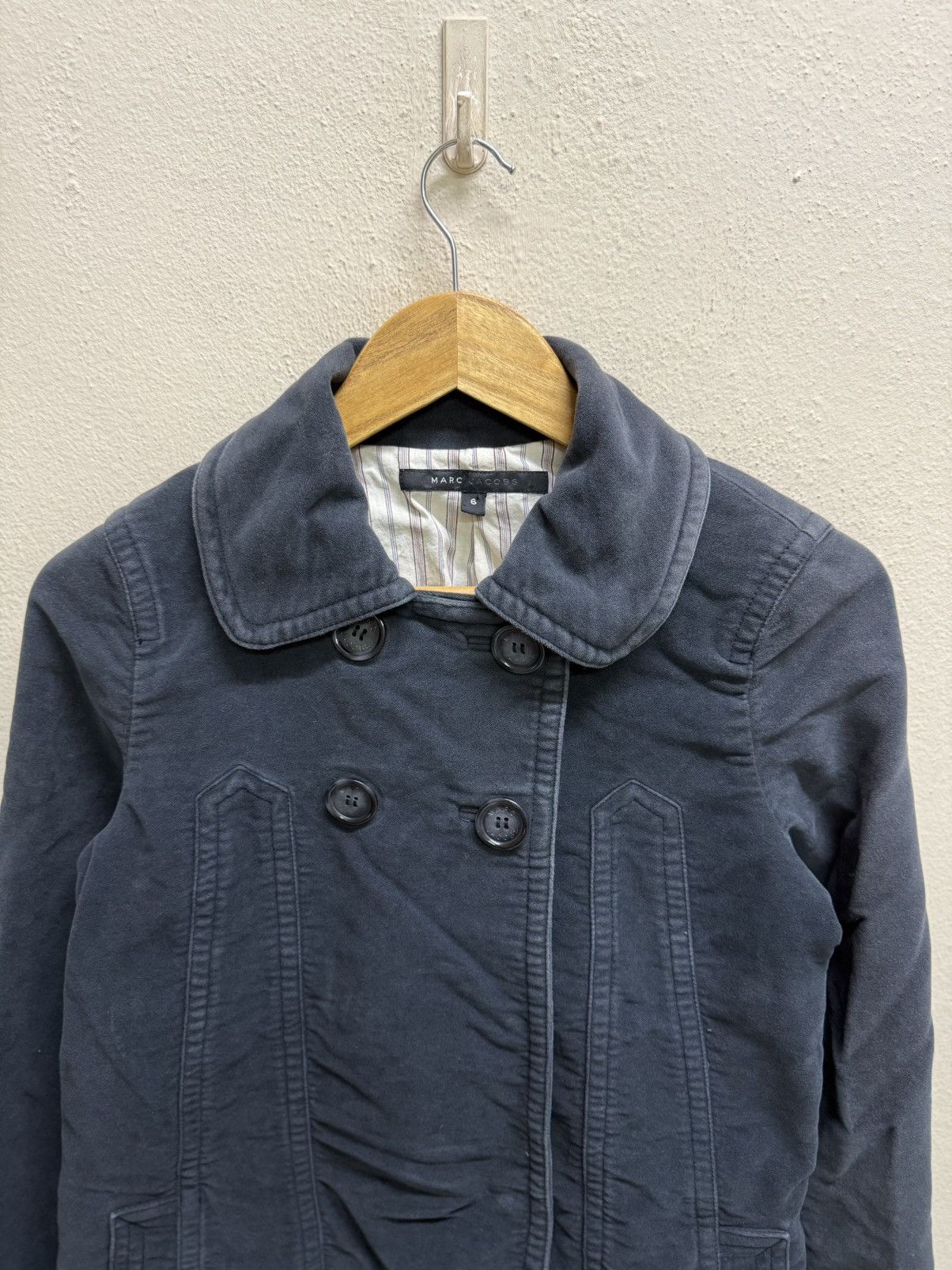 Marc Jacobs Vintage Marc Jacobs Double Breasted Long Coat Jacket Size S / US 4 / IT 40 - 21 Thumbnail