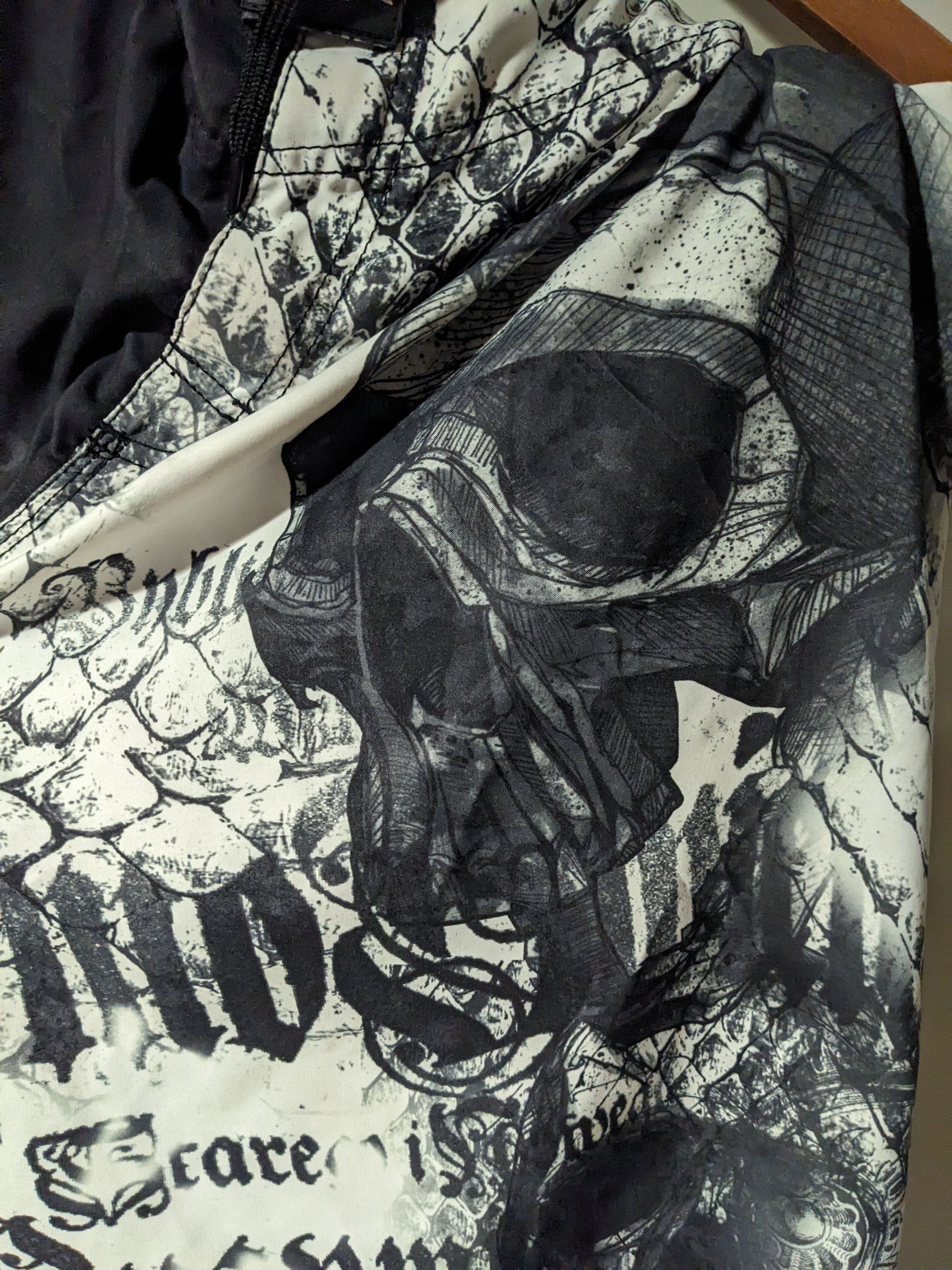 Tapout × Vintage Vintage Y2K MMA Elite Skull Size X-Large Board Shorts Size US 40 / EU 56 - 2 Thumbnail