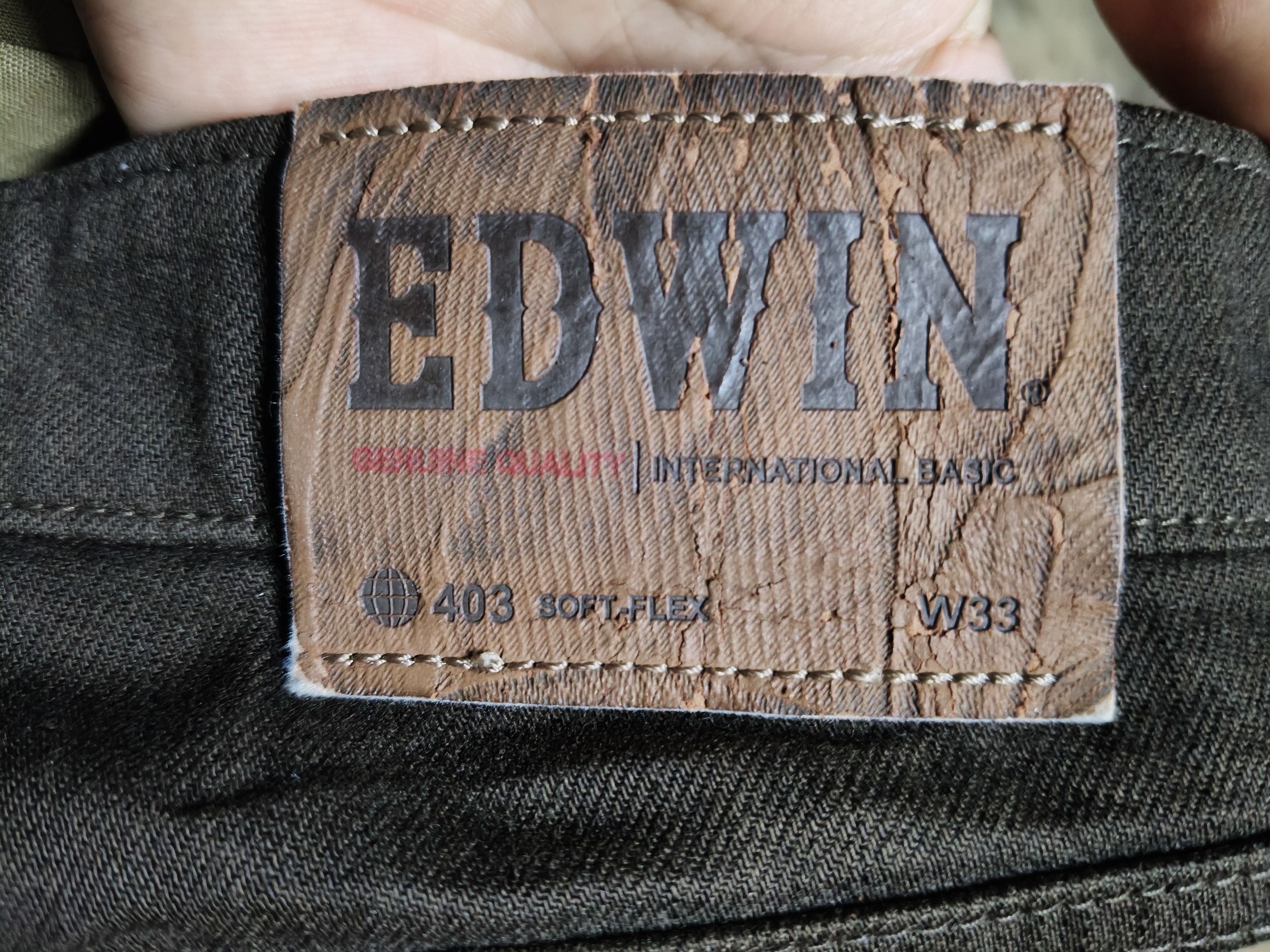 Edwin Edwin Denim Soft Flex Brown Pants Size US 33 - 8 Thumbnail