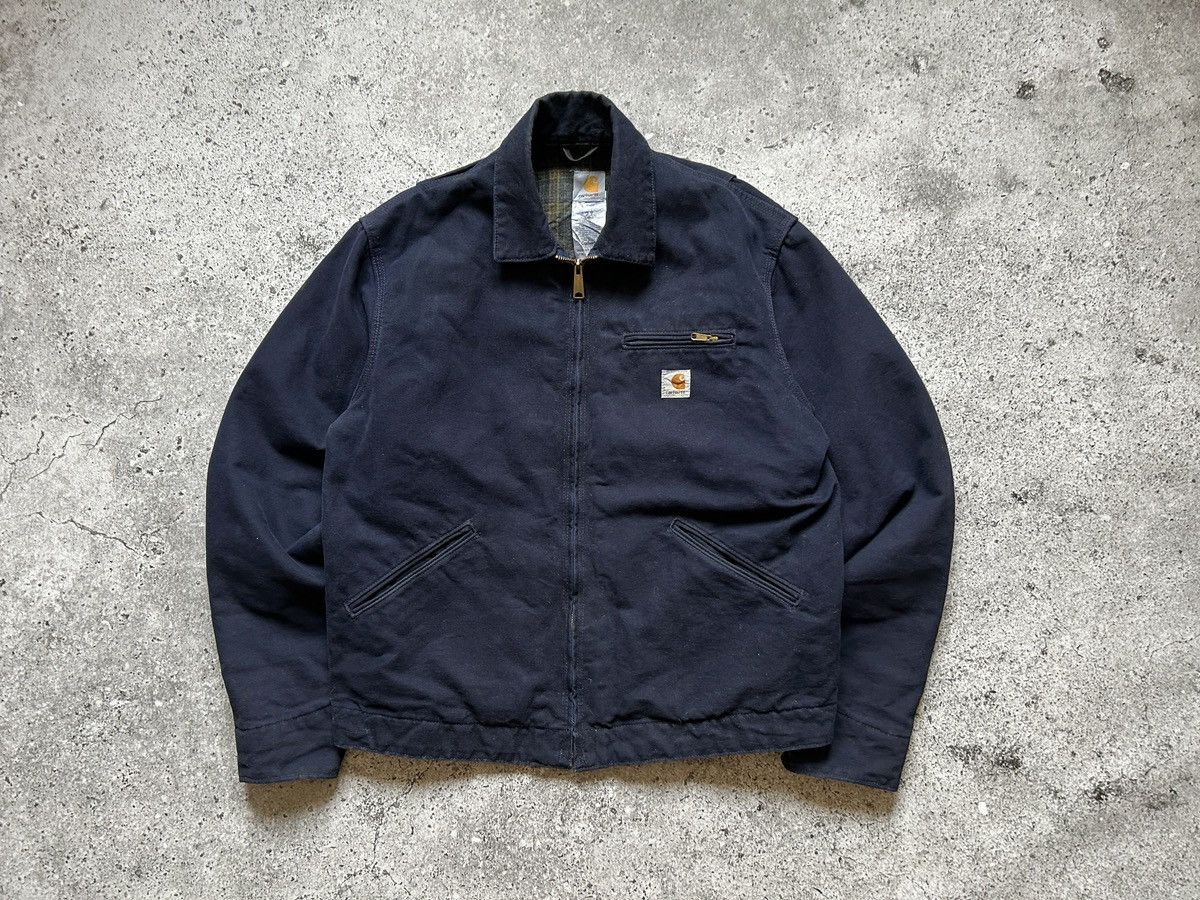 【在庫僅少】 Avant Garde Detroit Carhartt Navy Vintage × Carhartt × ジャケット・アウター