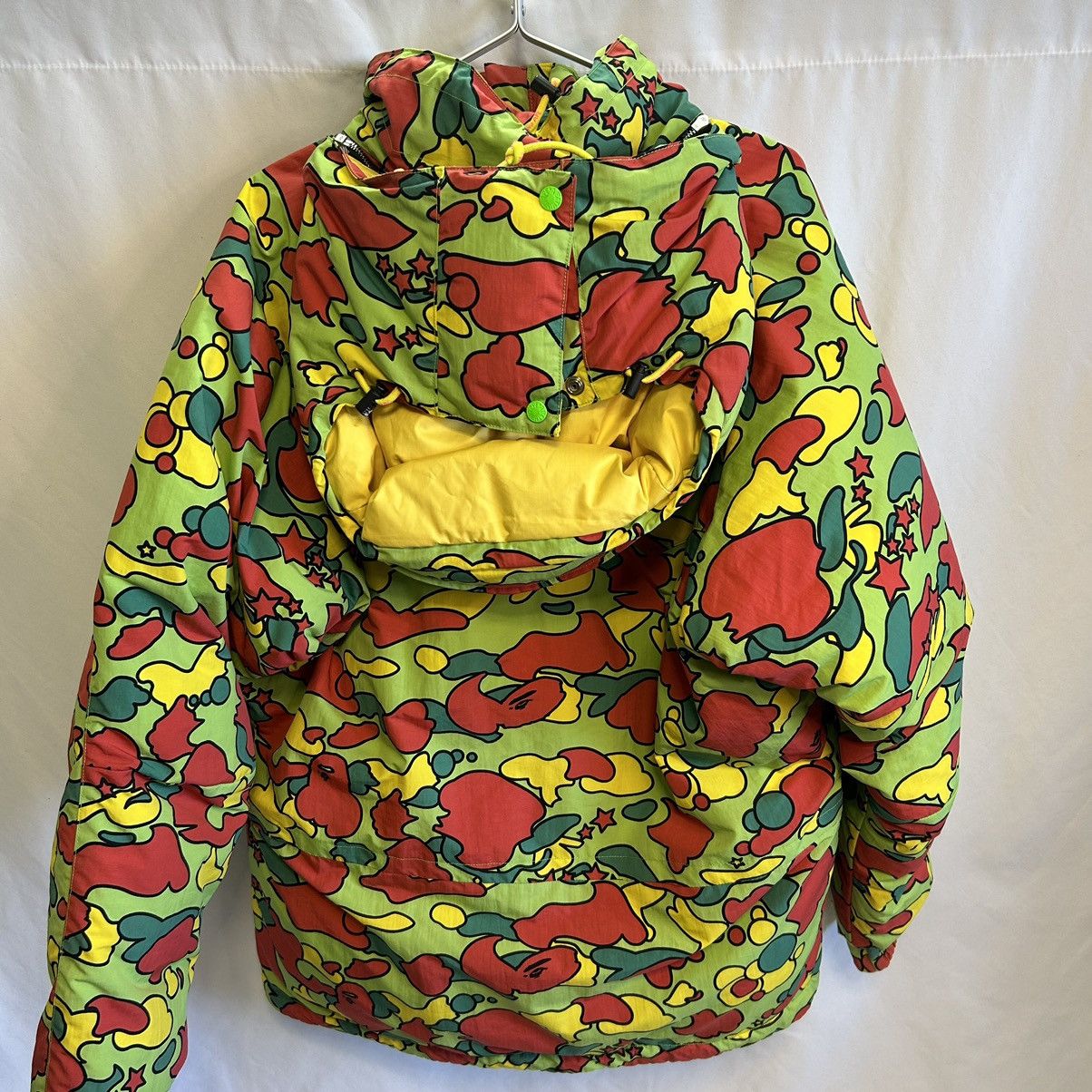 Bape RARE Early 2000s Bape Psyche Camo Snowboard Jacket Grailed