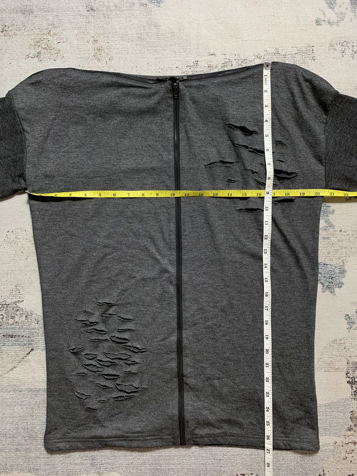 If Six Was Nine × Yasuyuki Ishii Double Layer Distressed Grunge Longsleeve Unpluggedmuseum Size US M / EU 48-50 / 2 - 8 Thumbnail