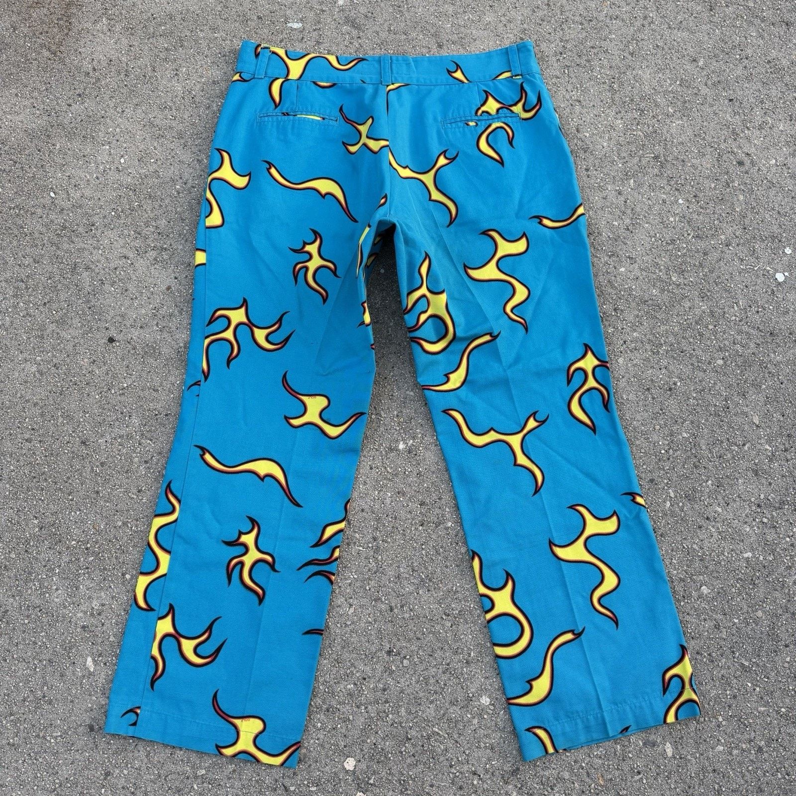 Golf Wang × Tyler The Creator Golf Wang Blue Flame Chino Pants Size 36 Tyler the Creator Size US 36 / EU 52 - 4 Thumbnail