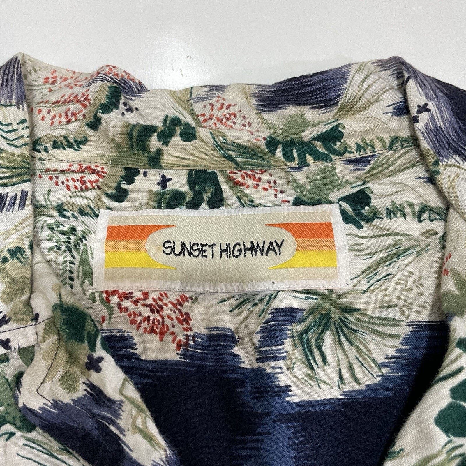 Cool Shirtz VTG 90s Sunset Highway Men’s Rayon Hawaiian Camp Shirt XL Size US XL / EU 56 / 4 - 3 Thumbnail