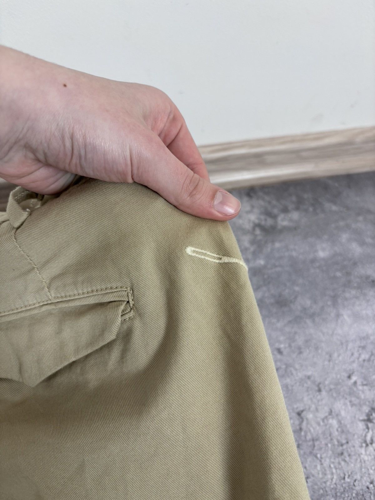Other Cruna Men’s Beige Brown Chino Pants Trousers Cotton Blend Size US 34 / EU 50 - 20 Thumbnail