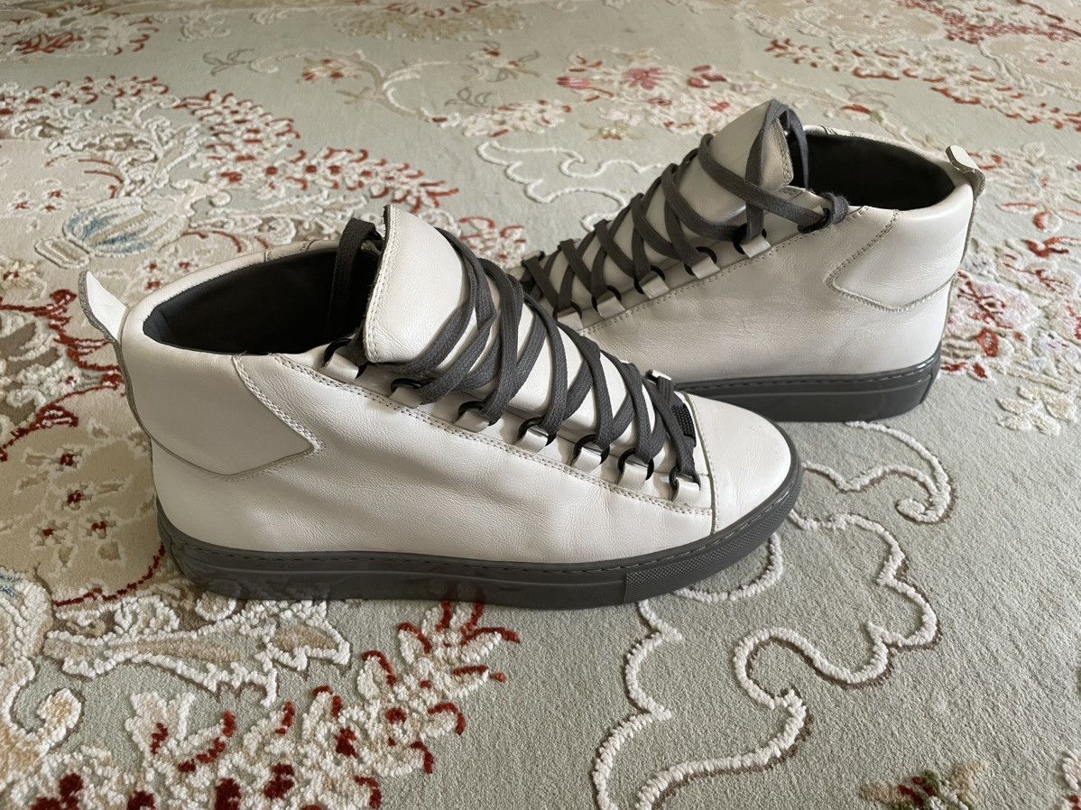 Balenciaga Balenciaga arena sneakers (white-grey) Size US 6.5 / EU 39-40 - 4 Thumbnail
