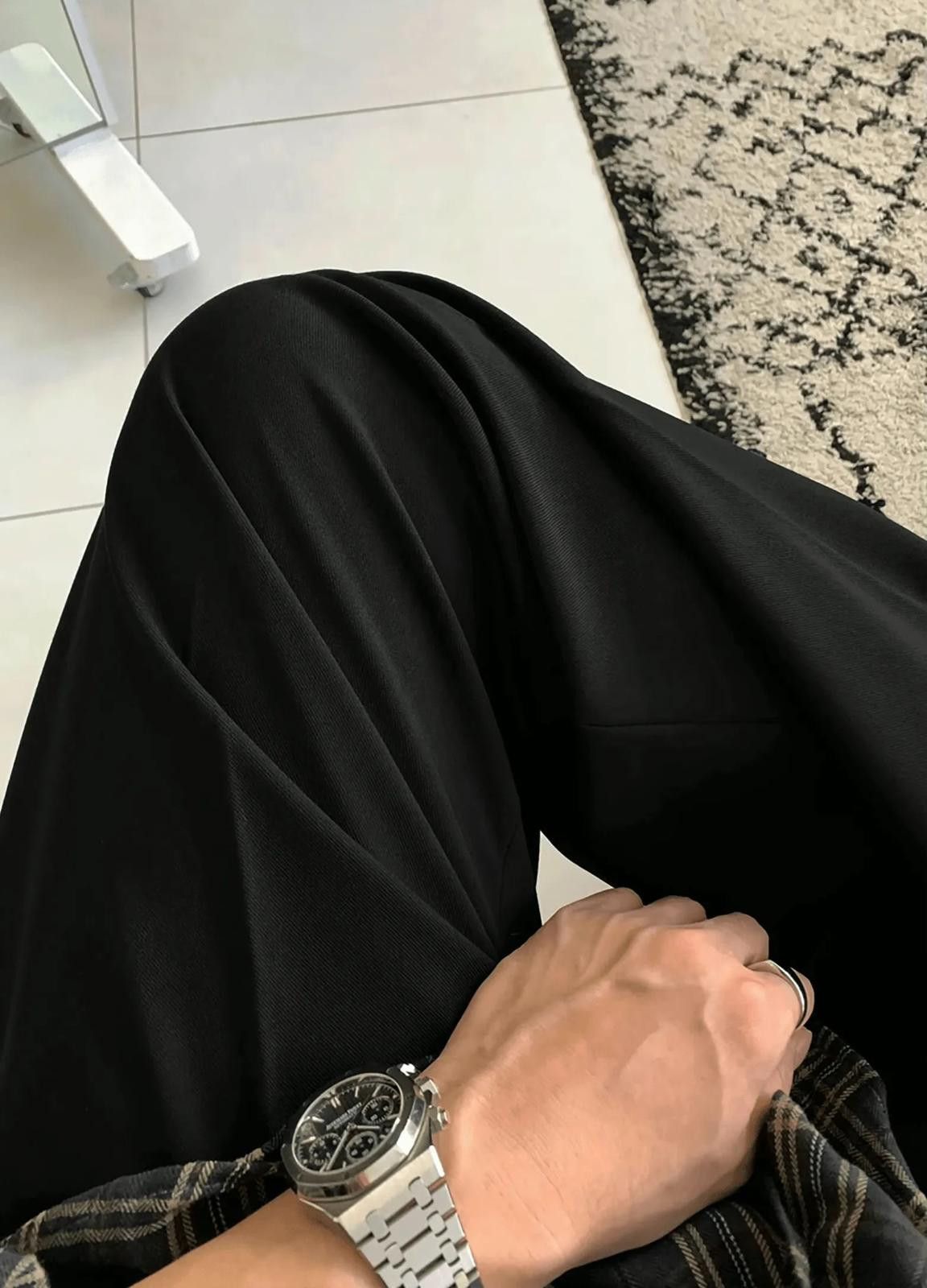 Other Pleat Front Black Dress Pants Size US 32 / EU 48 - 5 Thumbnail