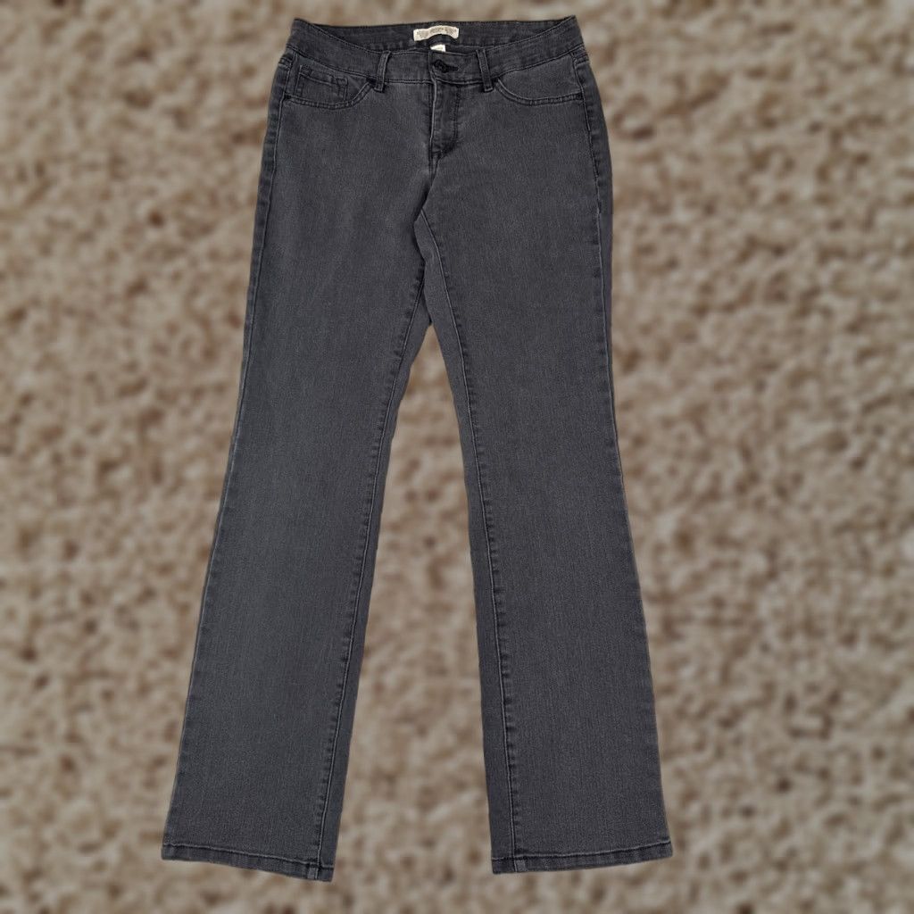 Vintage VINTAGE Vintage America Blues Jeans Womens 4 Black Straight Mid Rise Cotton Blend 29x31 Jeans Size 27" / US 4 / IT 40 - 1 Thumbnail